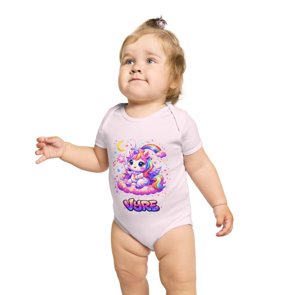 Unicorn Baby Bodysuit — Cute Rainbow Unicorn "Vure" Infant Onesie