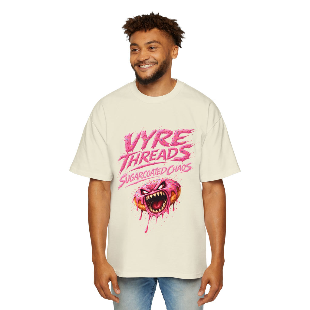 Vyre 'Sugarcoated Chaos' Tee — Men's Oversized Hype Graphic T-Shirt