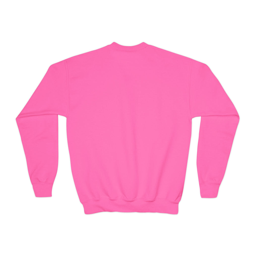 Vyre Threads Youth Crewneck Sweatshirt — Graphic Pink Monster Logo