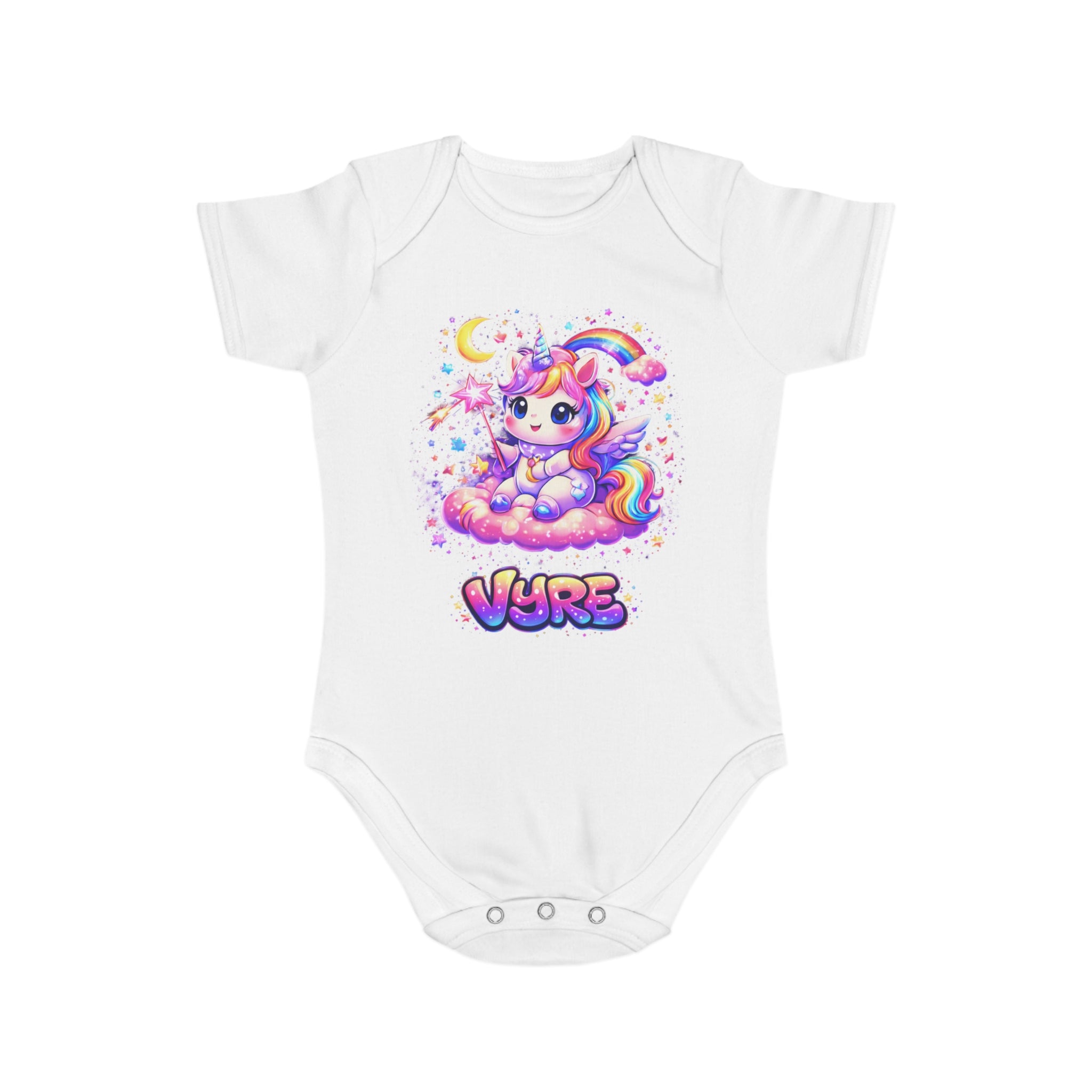 Unicorn Baby Bodysuit — Cute Rainbow Unicorn "Vure" Infant Onesie