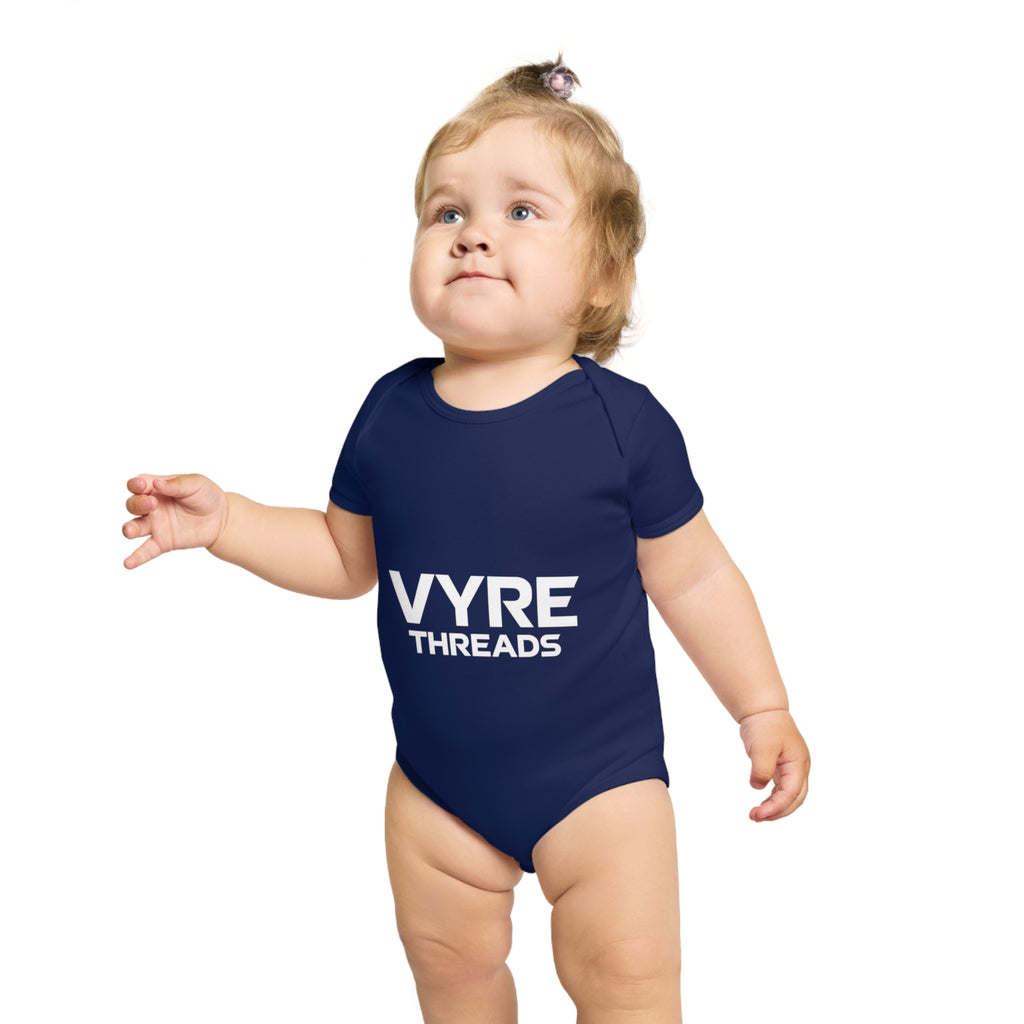 Baby Bodysuit — VYRE THREADS Logo Infant Onesie (Black)