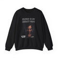 Crewneck Sweatshirt — "Silence Is My Loudest Move" Dark Joker Graphic