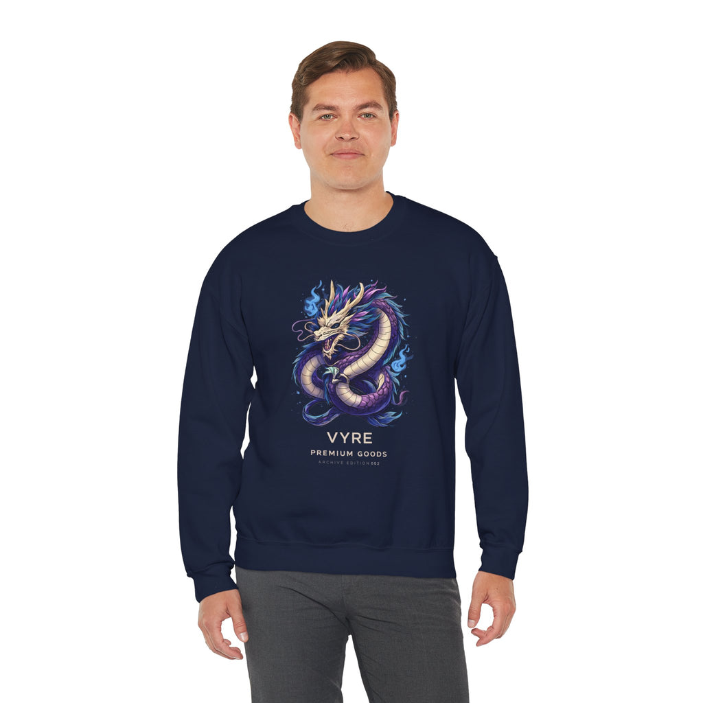 VYRE Archive Edition 002 Japanese Dragon Crewneck Sweatshirt — Limited Luxury