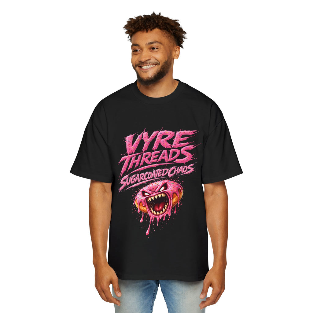 Vyre 'Sugarcoated Chaos' Tee — Men's Oversized Hype Graphic T-Shirt