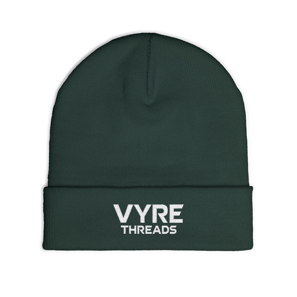 MARKETING HYPE Embroidered Knit Beanie