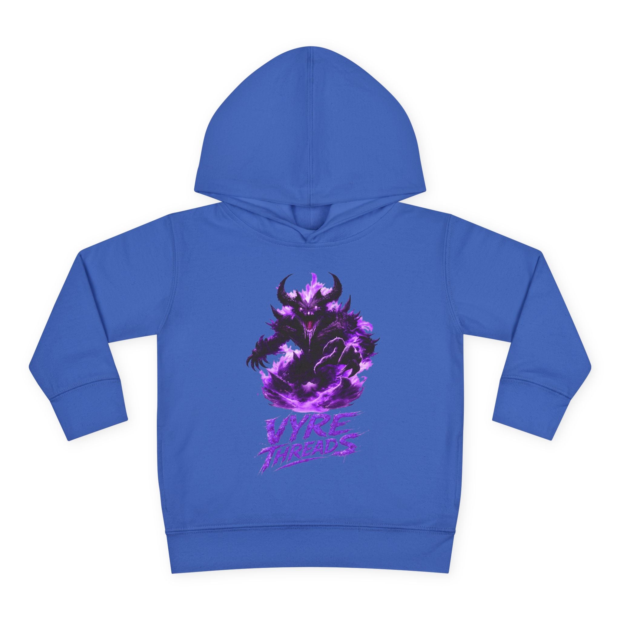 Toddler Hoodie — Purple Shadow Monster 'Vyre Threads' Graphic Pullover