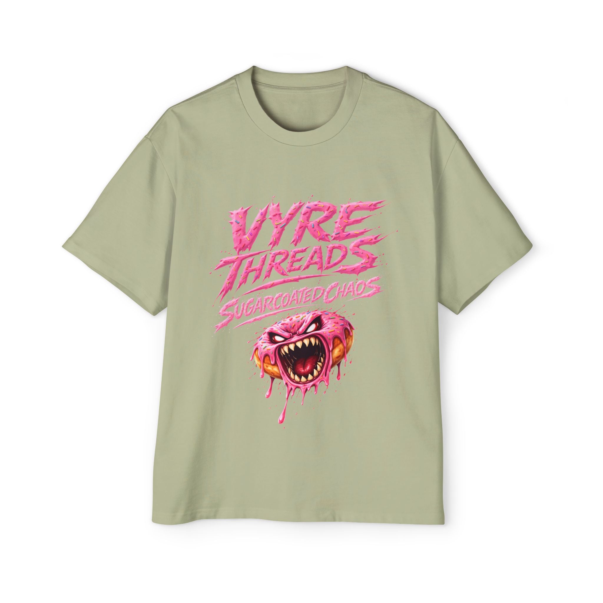 Vyre 'Sugarcoated Chaos' Tee — Men's Oversized Hype Graphic T-Shirt