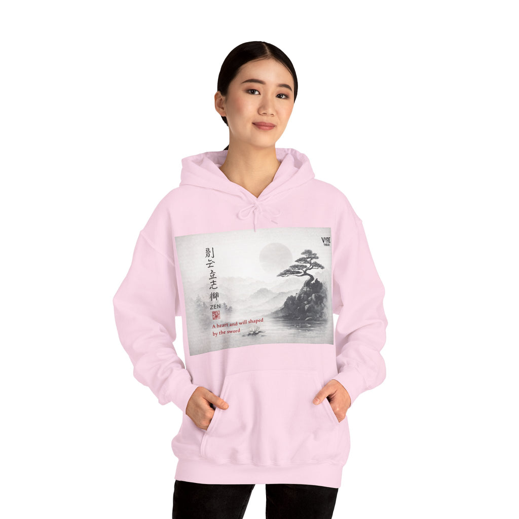 VYRE Kanji Zen Hoodie — Chill Japanese Calligraphy Streetwear
