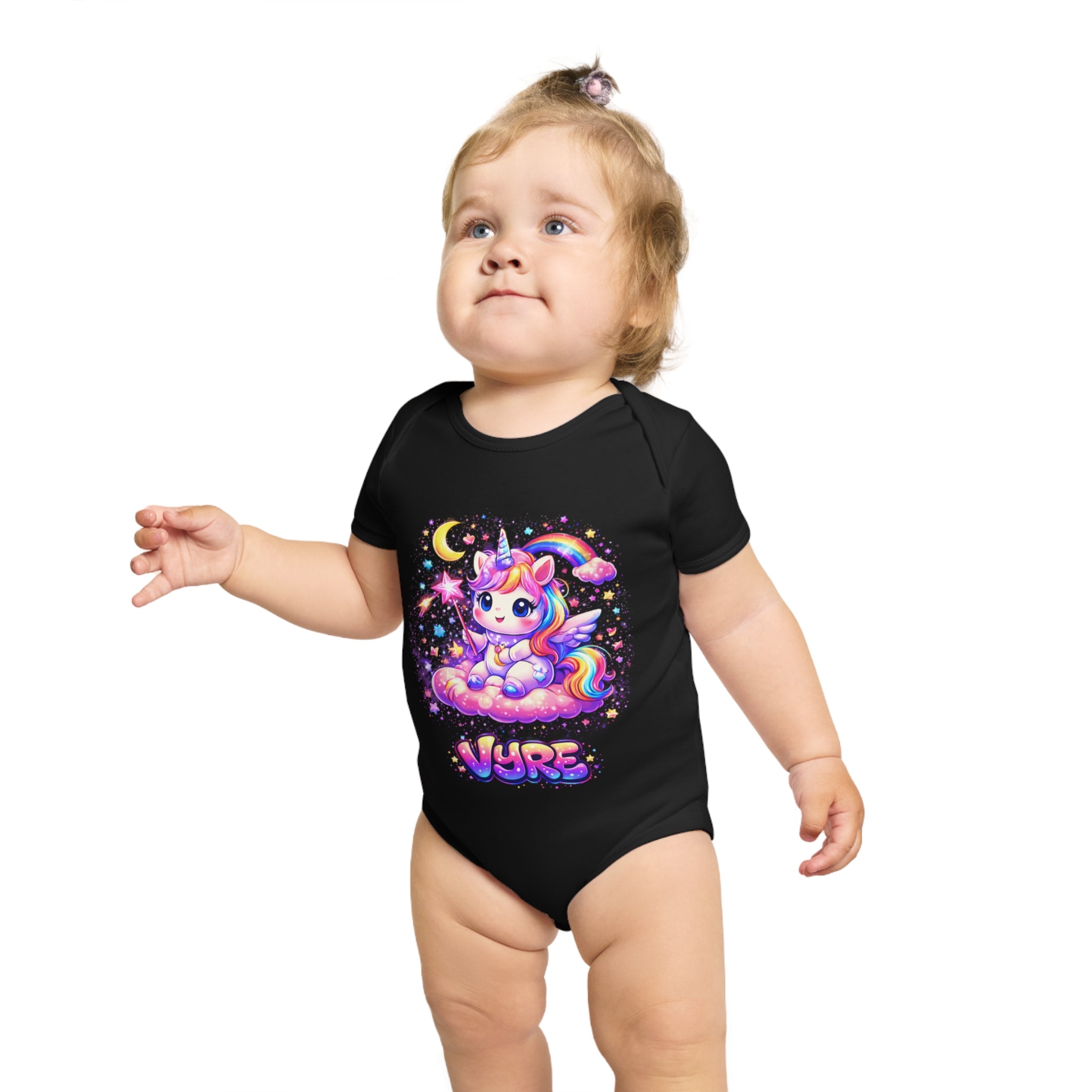 Unicorn Baby Bodysuit — Cute Rainbow Unicorn "Vure" Infant Onesie