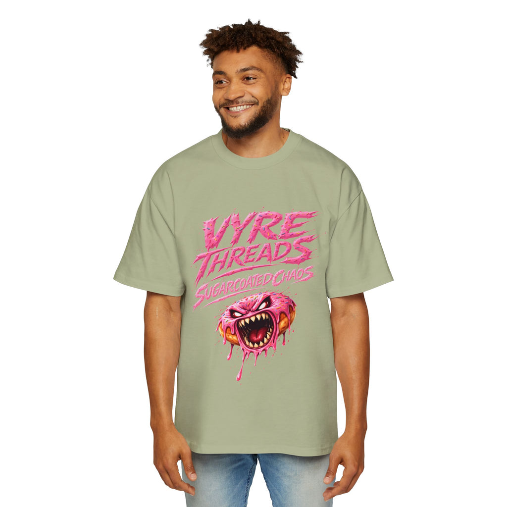 Vyre 'Sugarcoated Chaos' Tee — Men's Oversized Hype Graphic T-Shirt