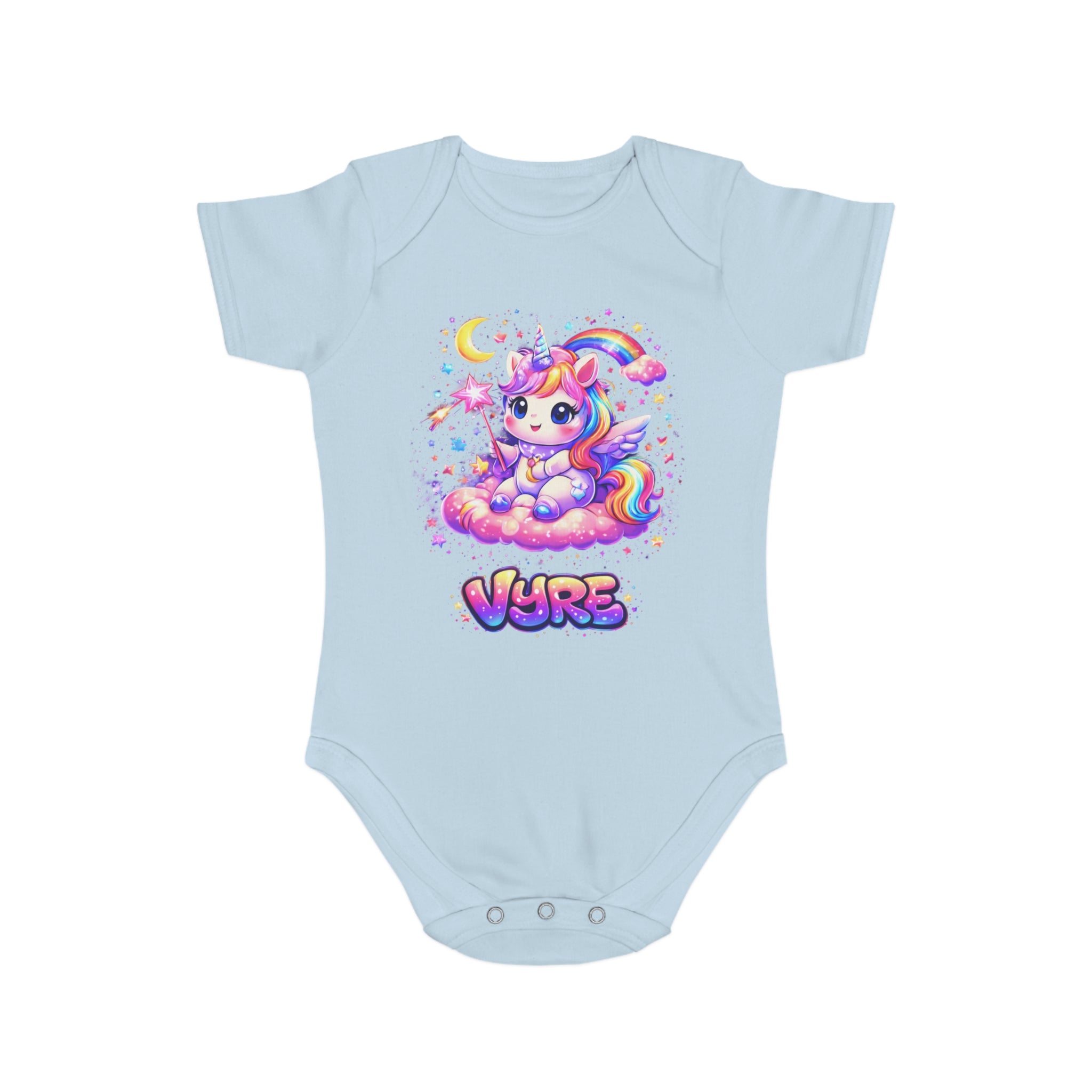 Unicorn Baby Bodysuit — Cute Rainbow Unicorn "Vure" Infant Onesie