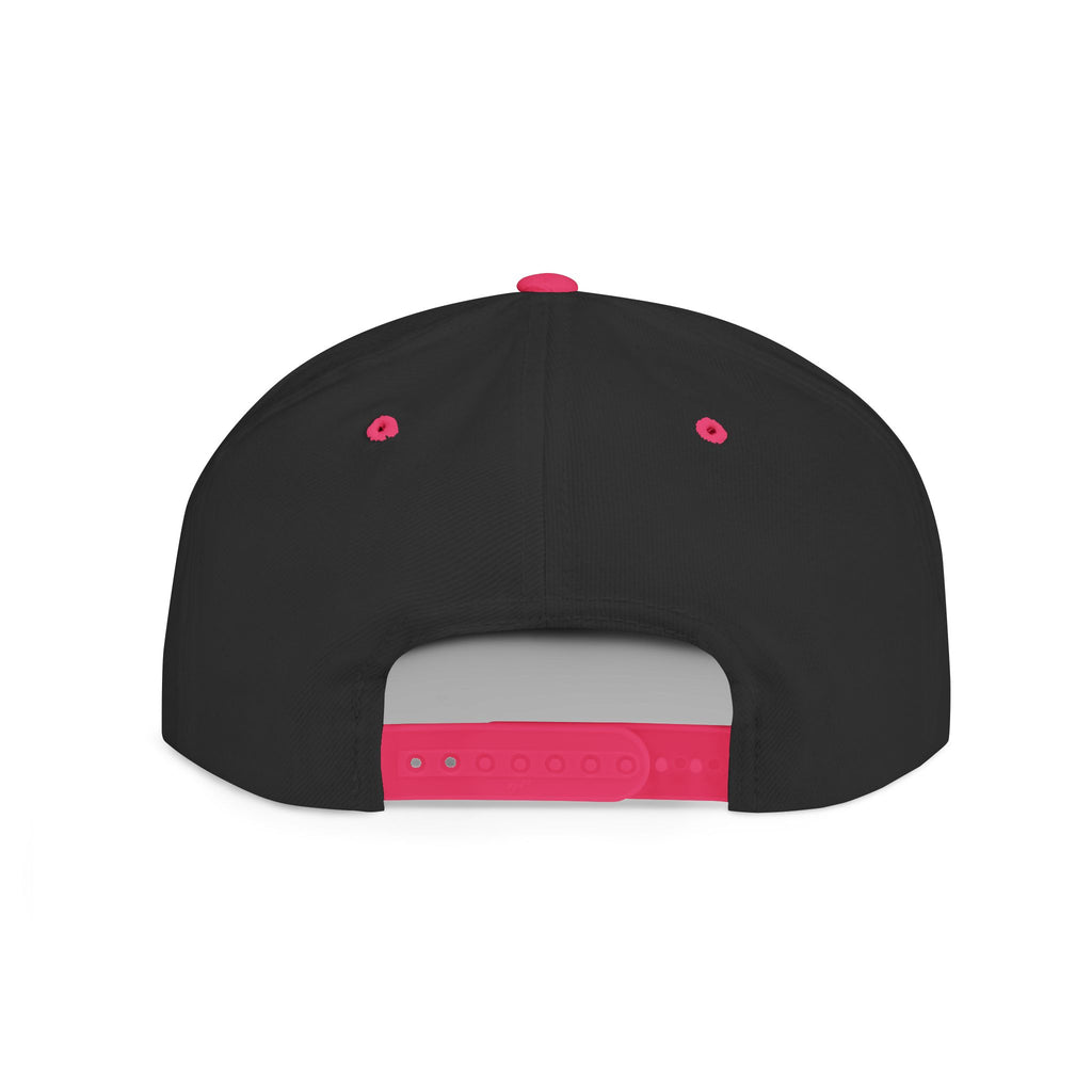 Pink Graffiti Snapback Hat — Hype Streetwear Flat Bill Cap