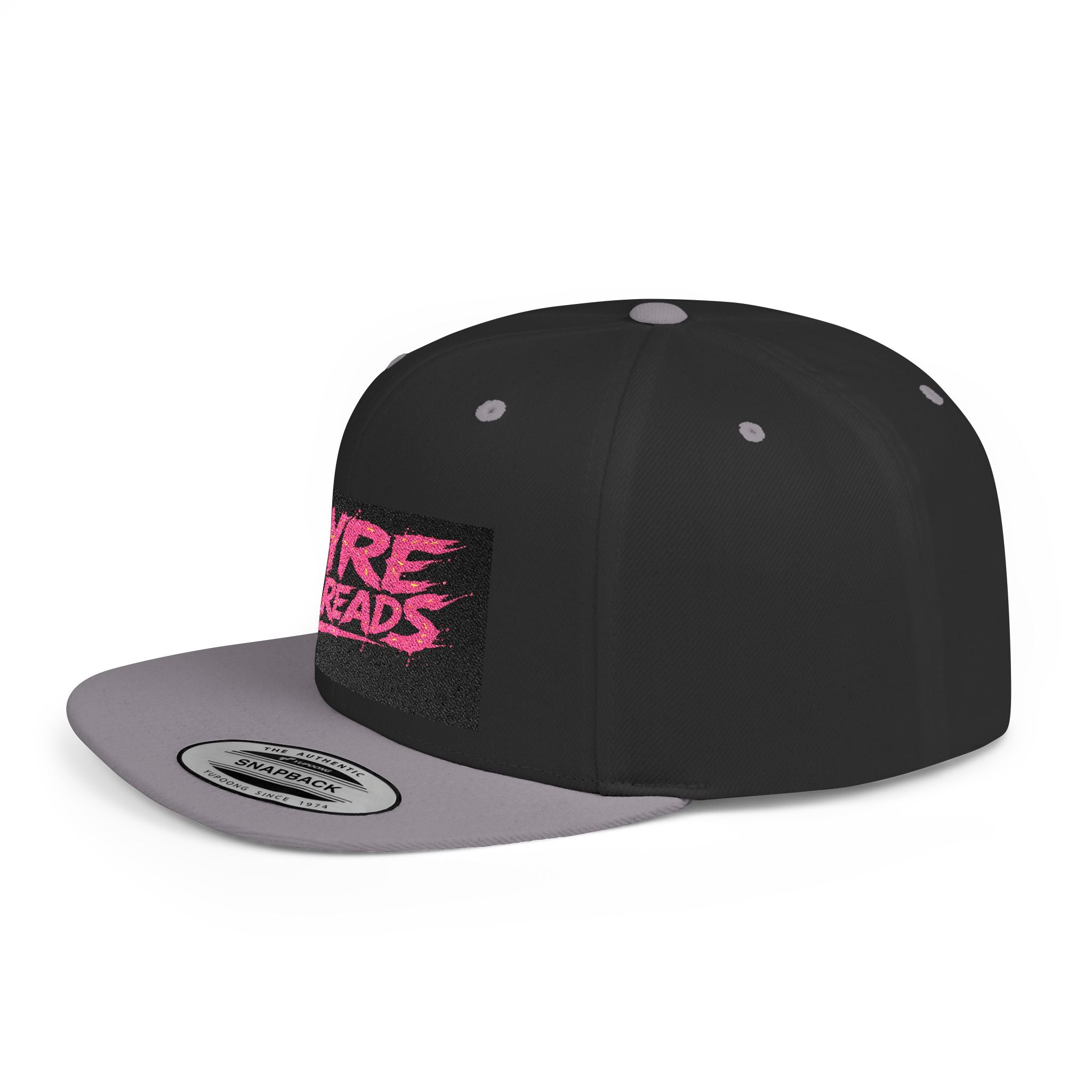 Pink Graffiti Snapback Hat — Hype Streetwear Flat Bill Cap