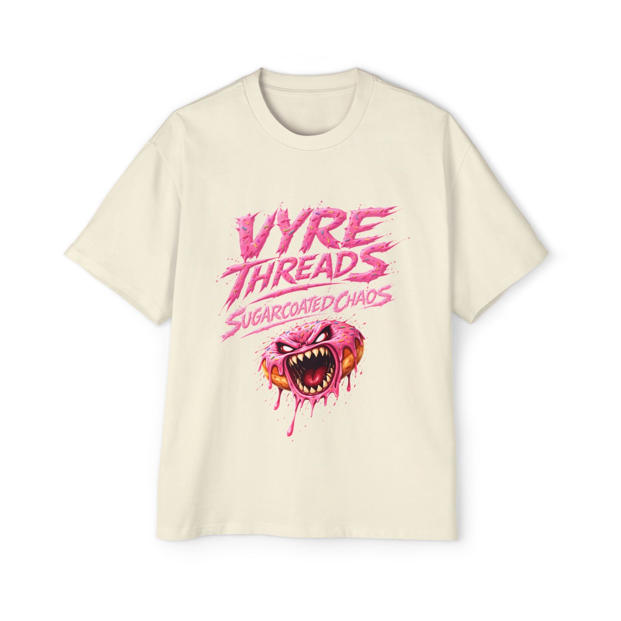 Vyre 'Sugarcoated Chaos' Tee — Men's Oversized Hype Graphic T-Shirt