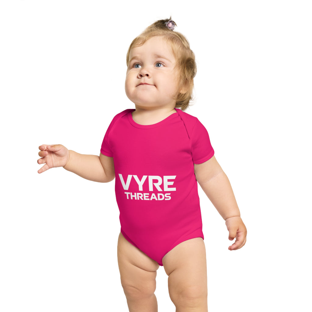 Baby Bodysuit — VYRE THREADS Logo Infant Onesie (Black)