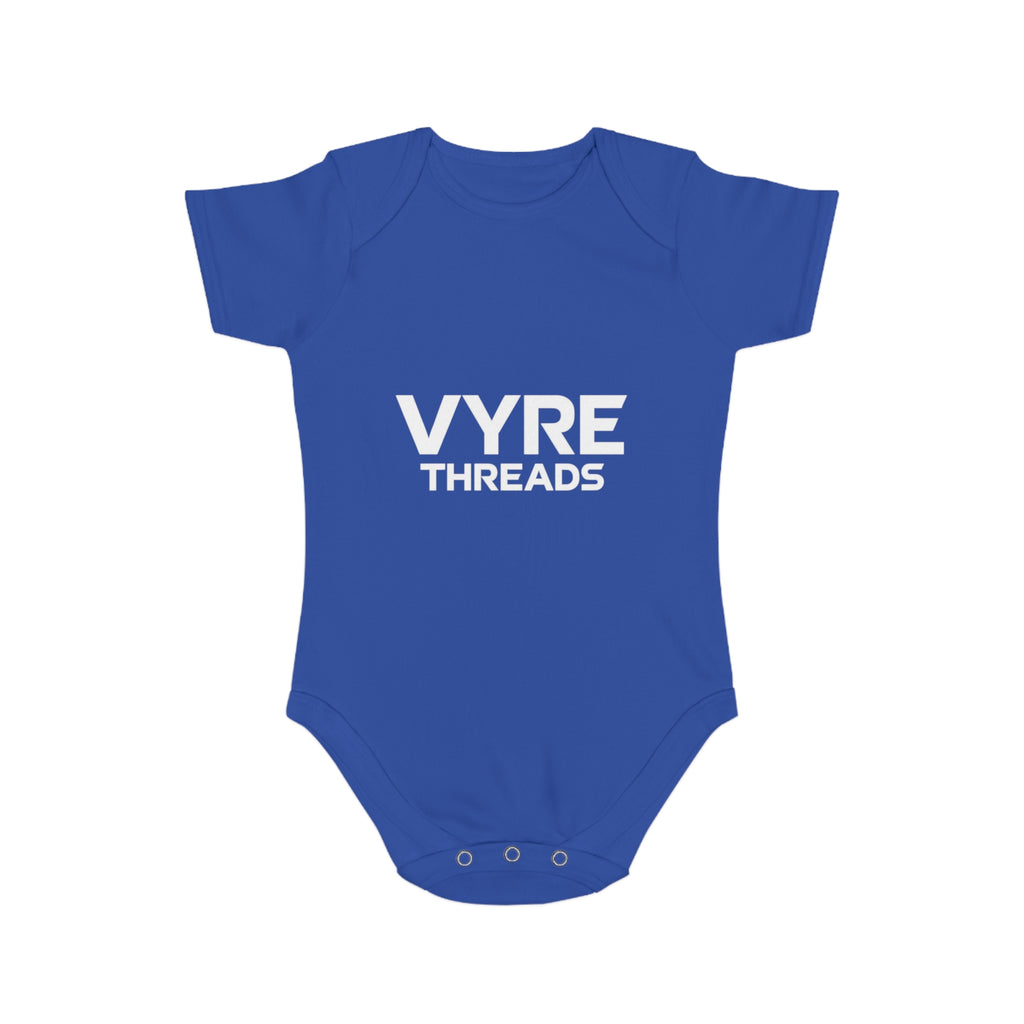 Baby Bodysuit — VYRE THREADS Logo Infant Onesie (Black)