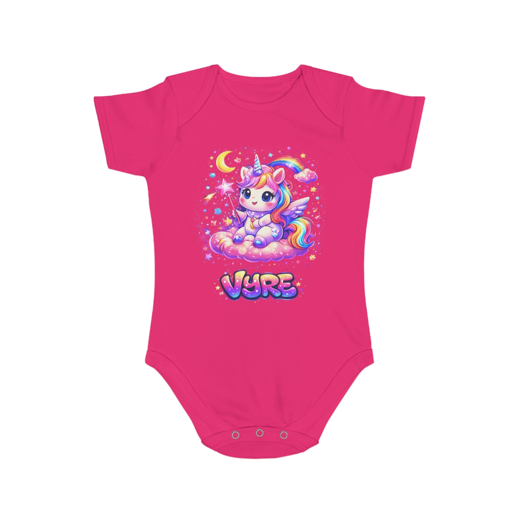 Unicorn Baby Bodysuit — Cute Rainbow Unicorn "Vure" Infant Onesie