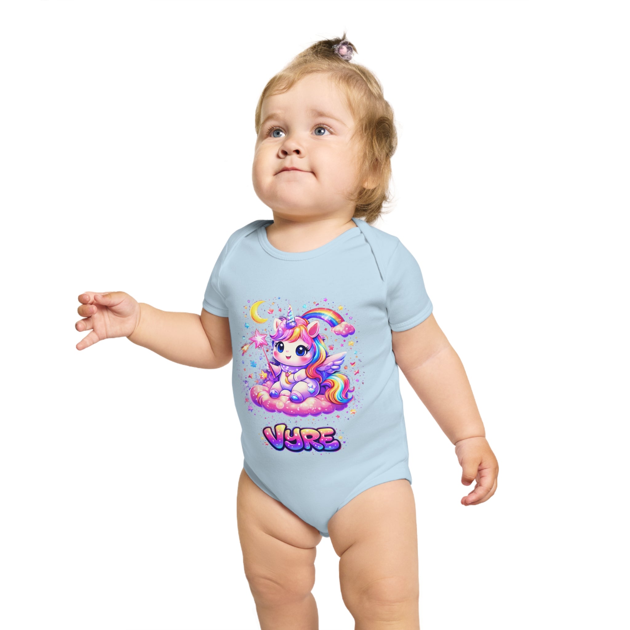 Unicorn Baby Bodysuit — Cute Rainbow Unicorn "Vure" Infant Onesie