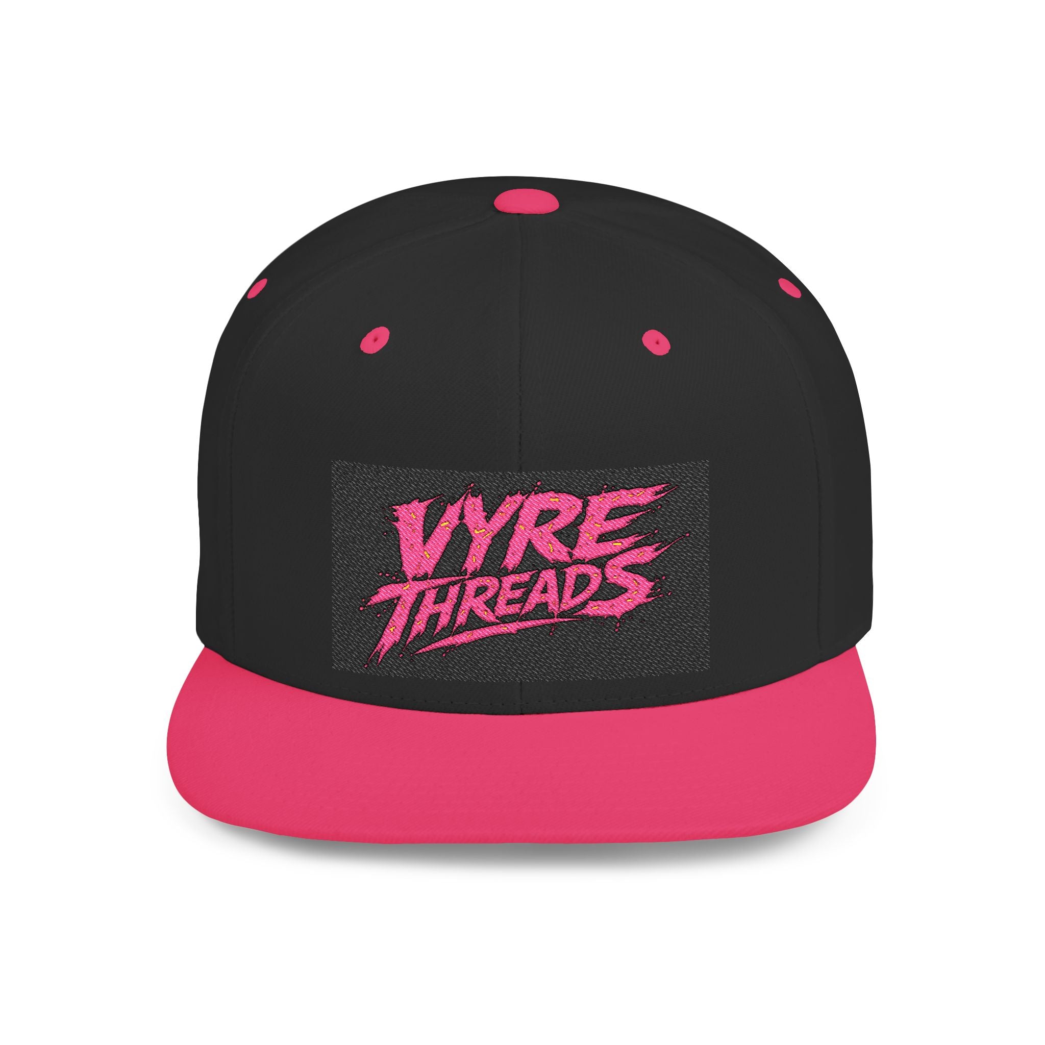 Pink Graffiti Snapback Hat — Hype Streetwear Flat Bill Cap