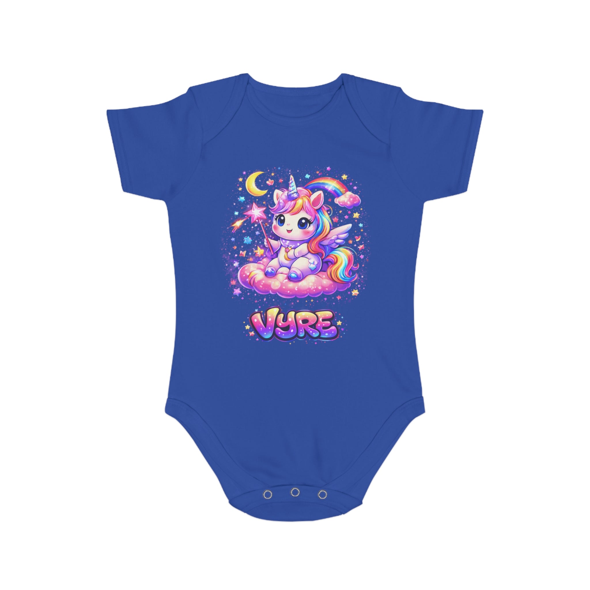 Unicorn Baby Bodysuit — Cute Rainbow Unicorn "Vure" Infant Onesie