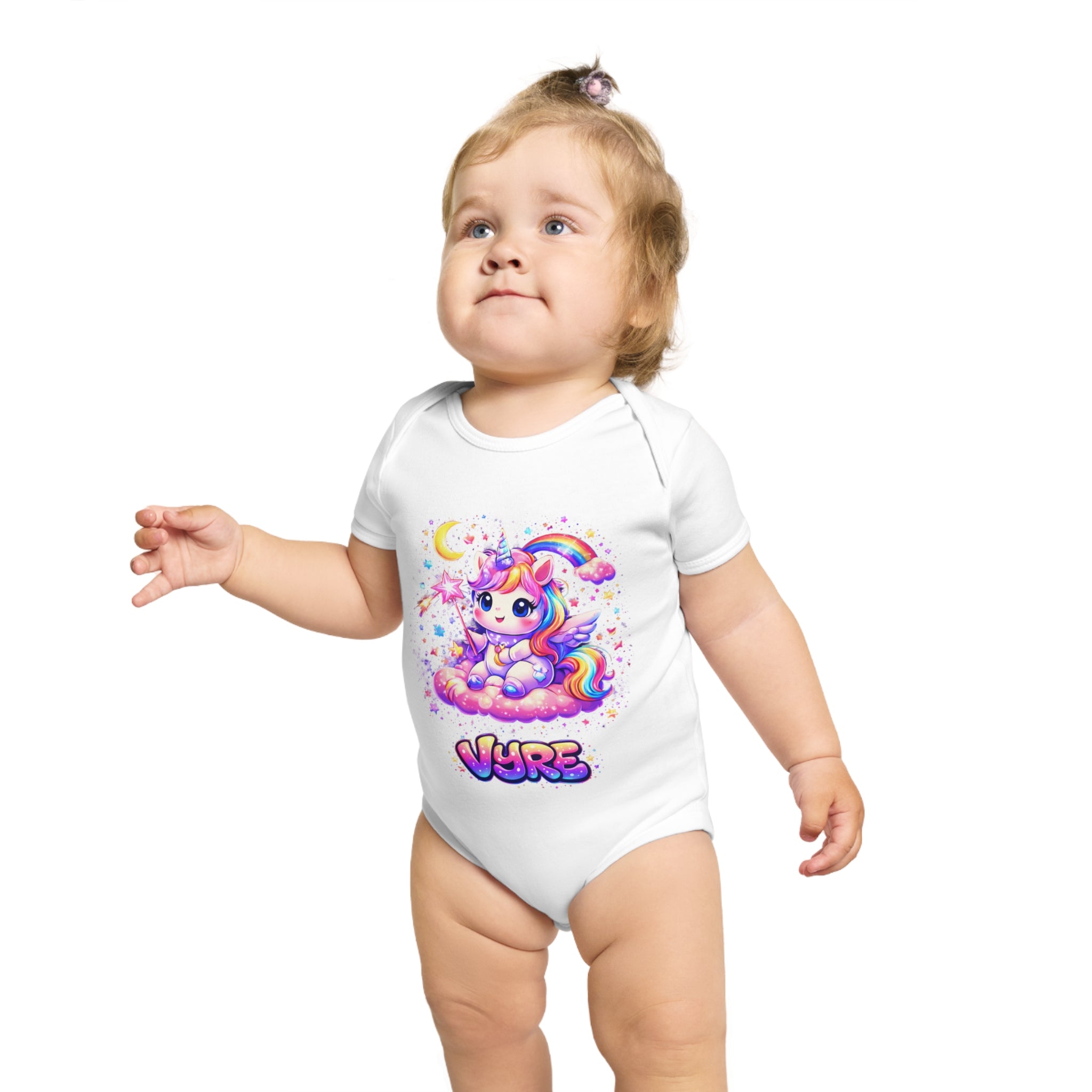 Unicorn Baby Bodysuit — Cute Rainbow Unicorn "Vure" Infant Onesie