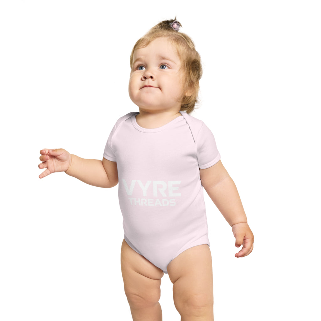 Baby Bodysuit — VYRE THREADS Logo Infant Onesie (Black)