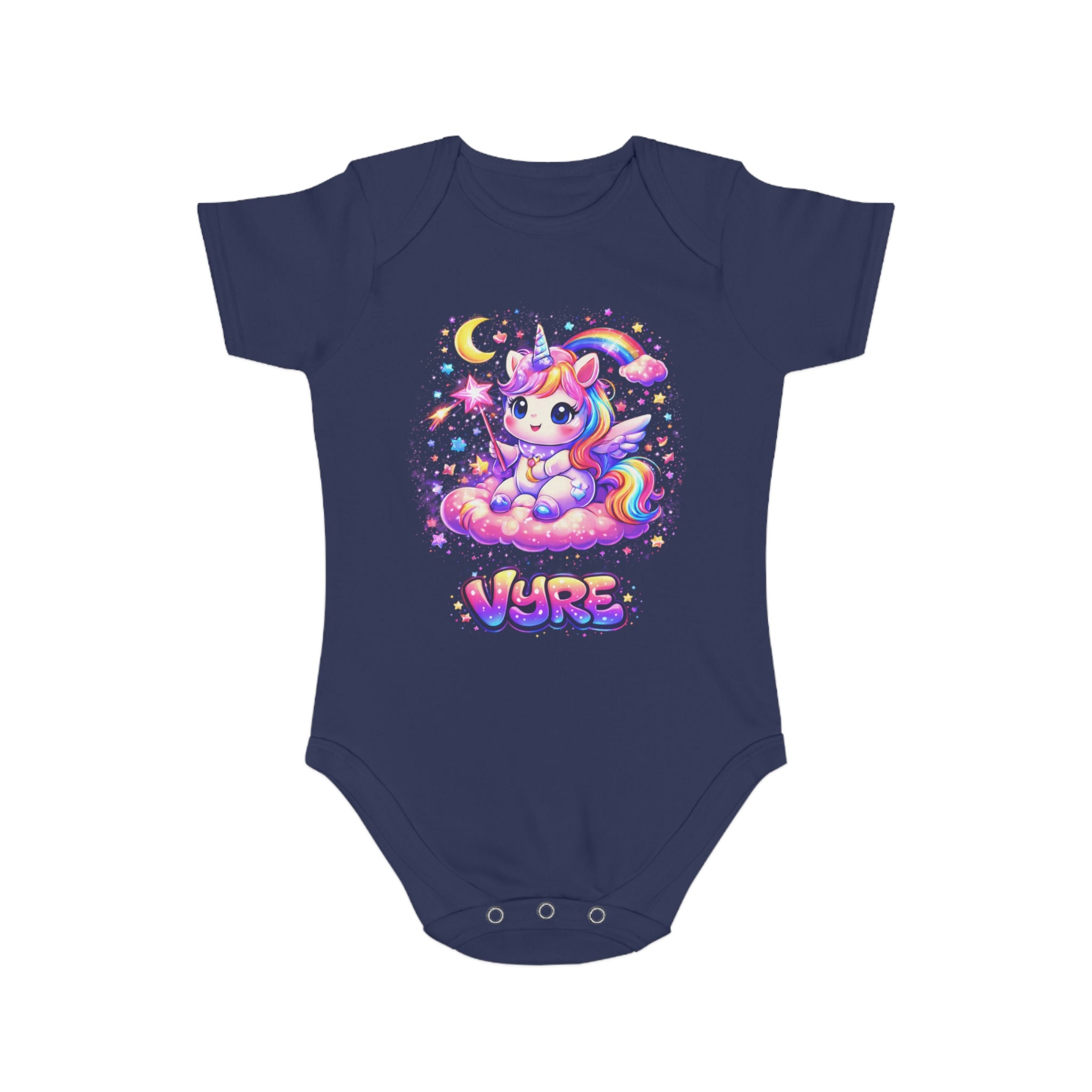 Unicorn Baby Bodysuit — Cute Rainbow Unicorn "Vure" Infant Onesie