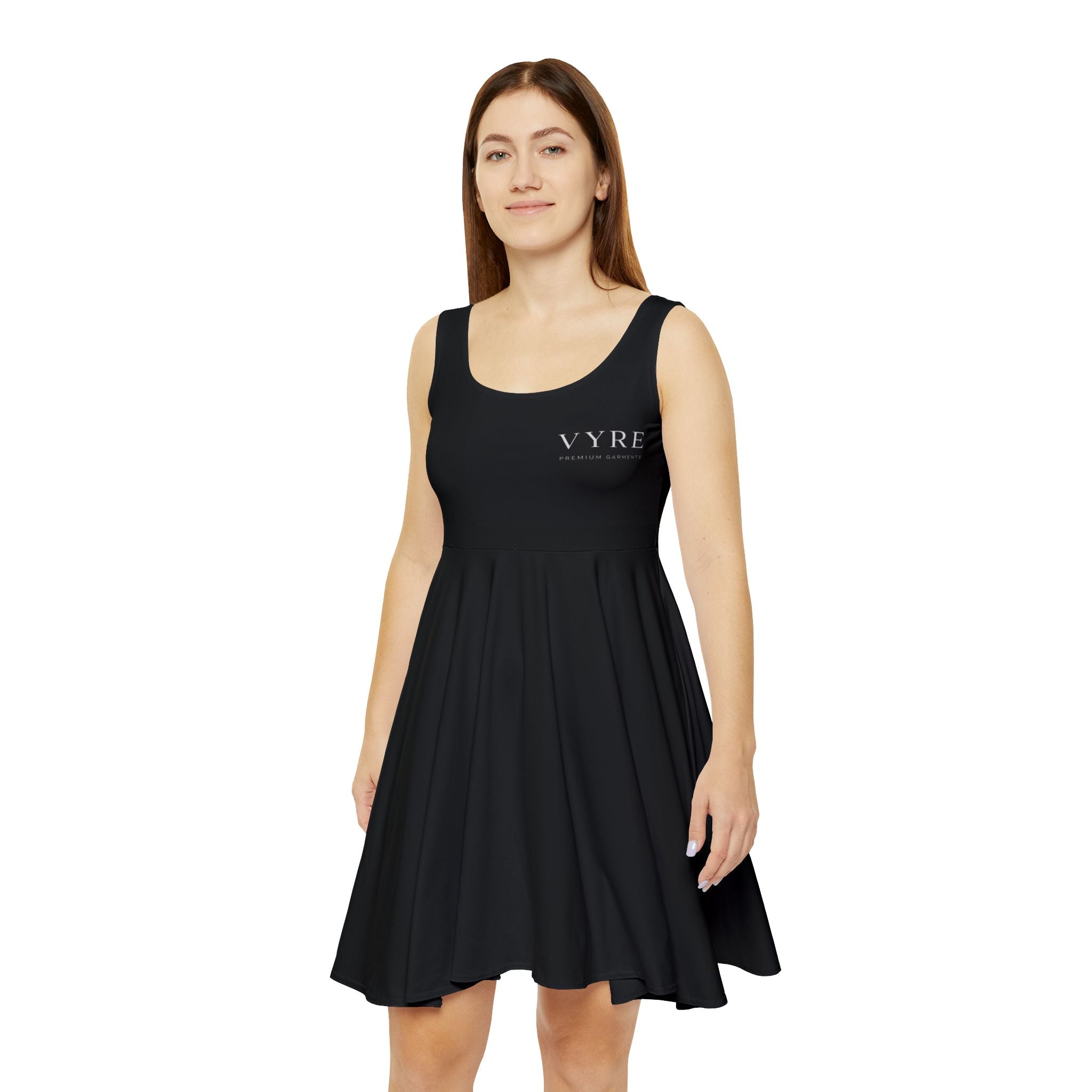 Premium VYRE Skater Dress — Women's Luxury AOP