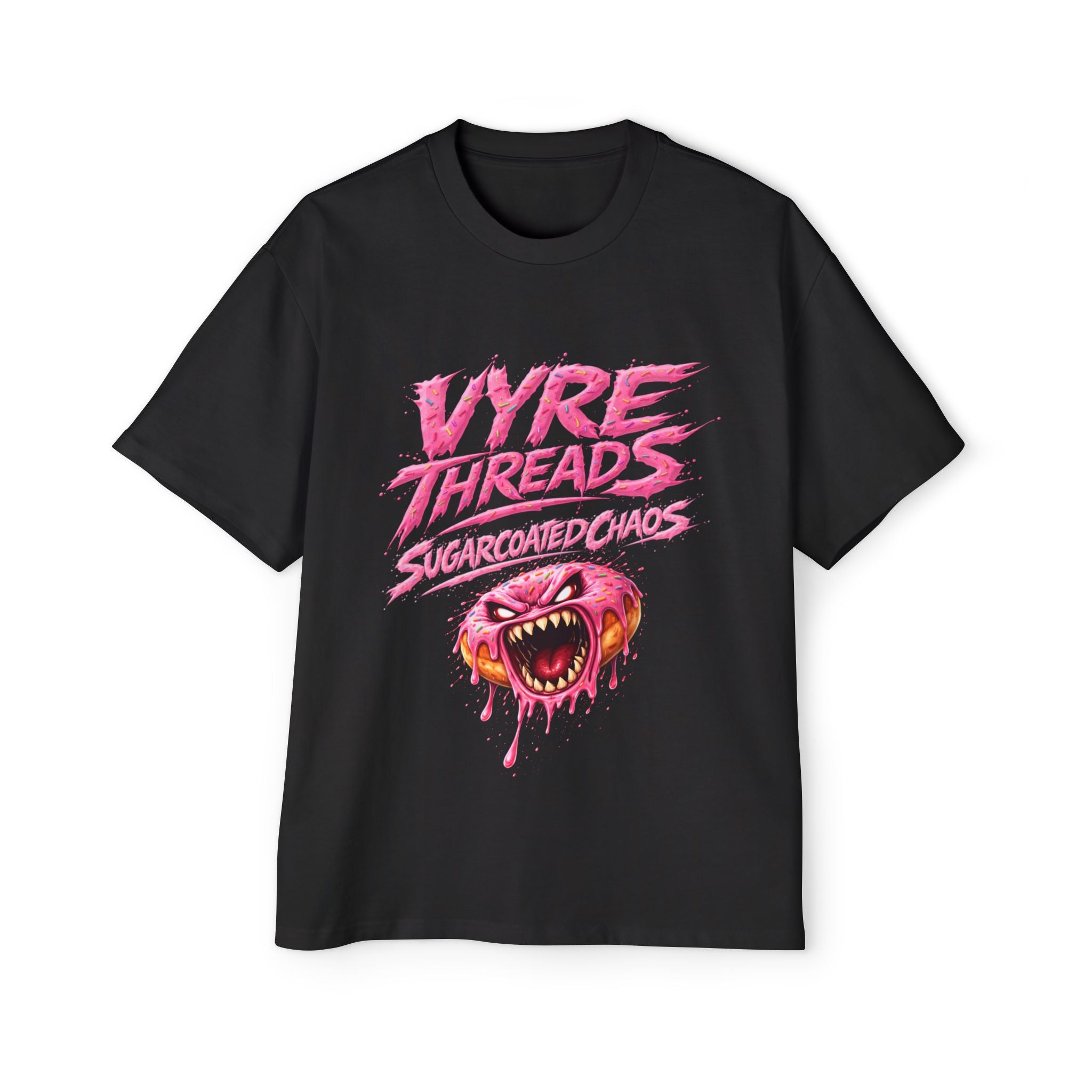 Vyre 'Sugarcoated Chaos' Tee — Men's Oversized Hype Graphic T-Shirt