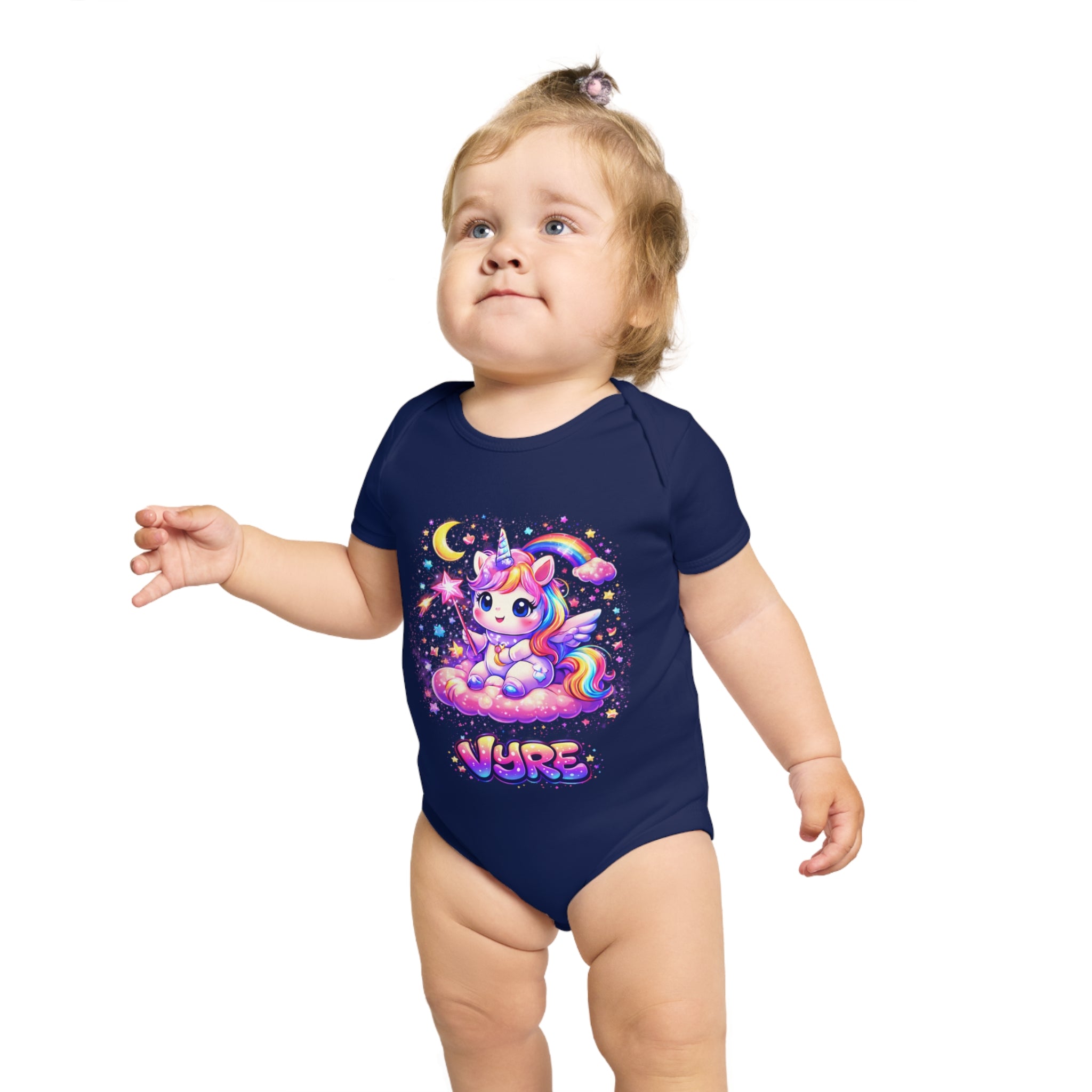 Unicorn Baby Bodysuit — Cute Rainbow Unicorn "Vure" Infant Onesie