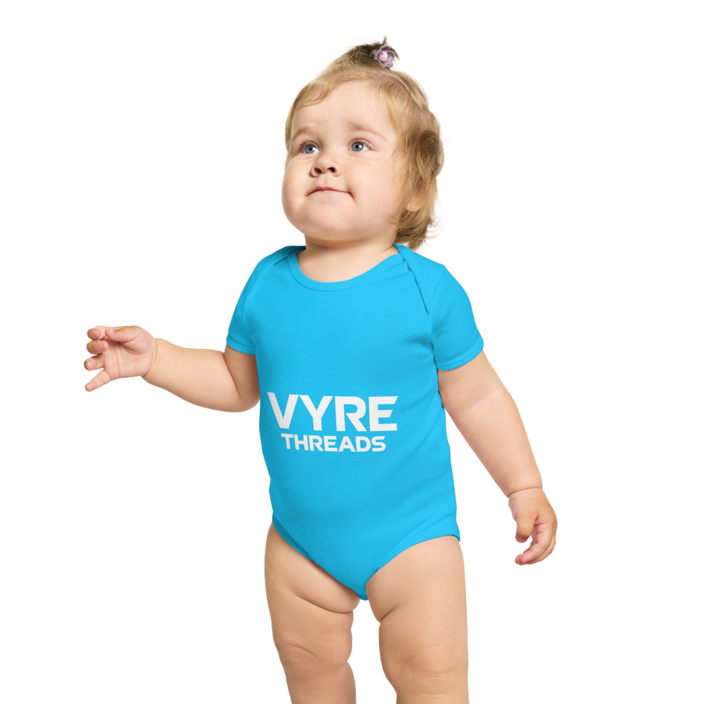 Baby Bodysuit — VYRE THREADS Logo Infant Onesie (Black)