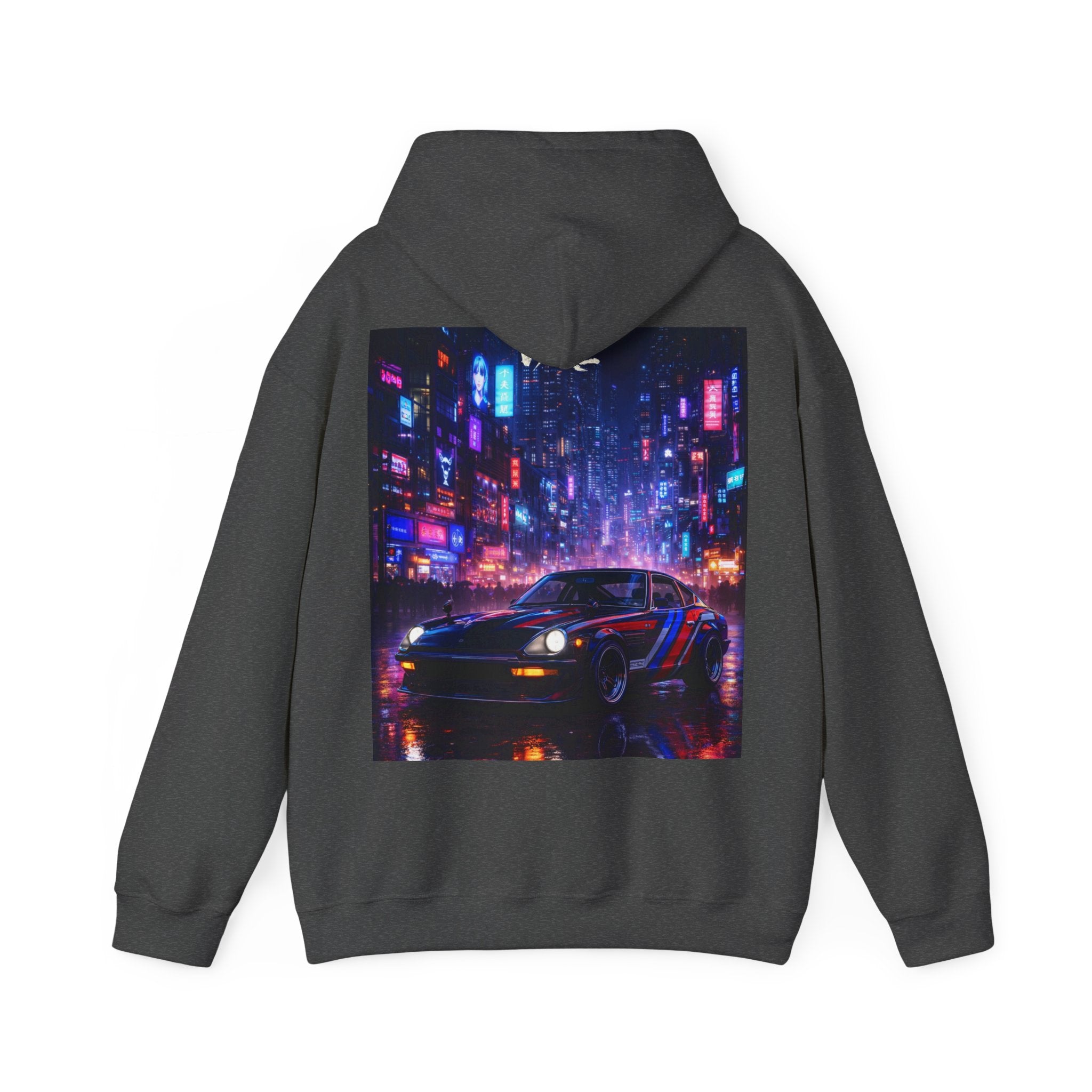 VYRE Cybercity Retro Hoodie — Hype Streetwear Cyberpunk Pullover