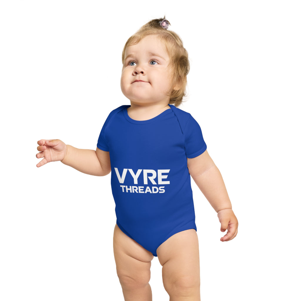 Baby Bodysuit — VYRE THREADS Logo Infant Onesie (Black)