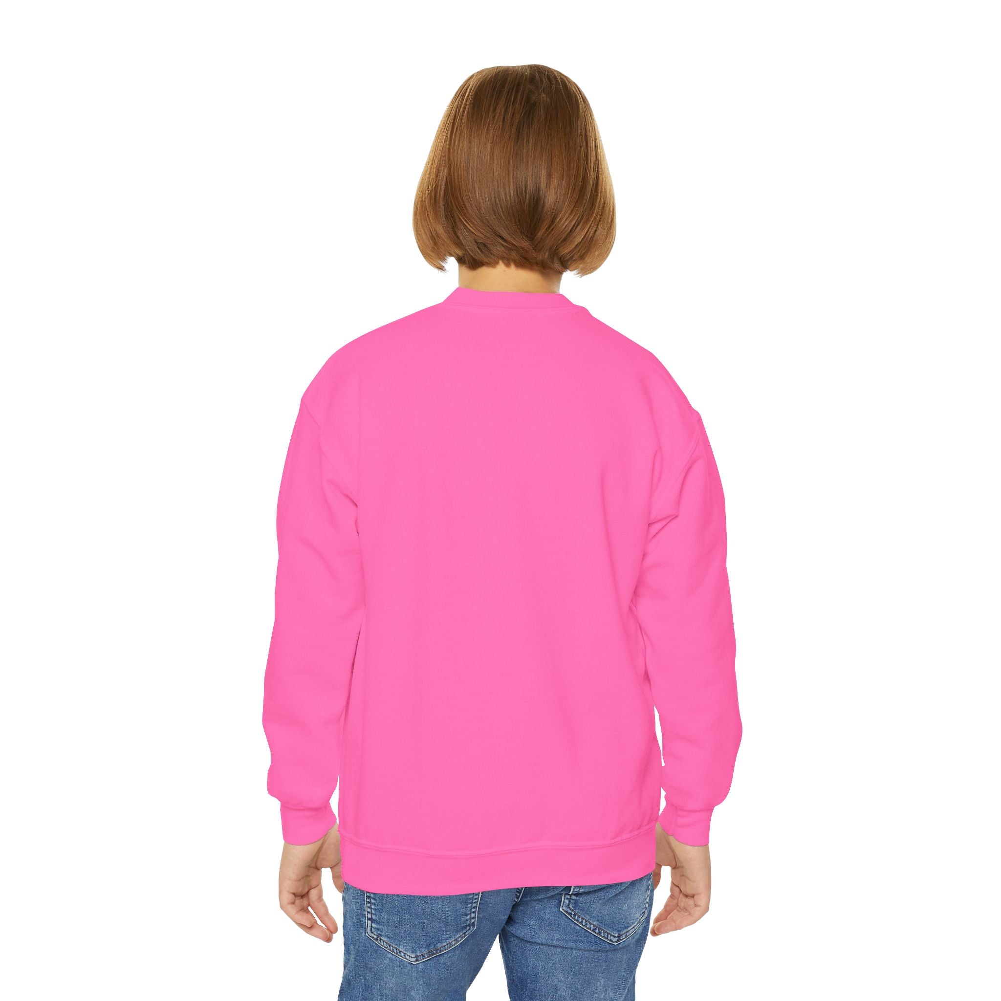 Vyre Threads Youth Crewneck Sweatshirt — Graphic Pink Monster Logo