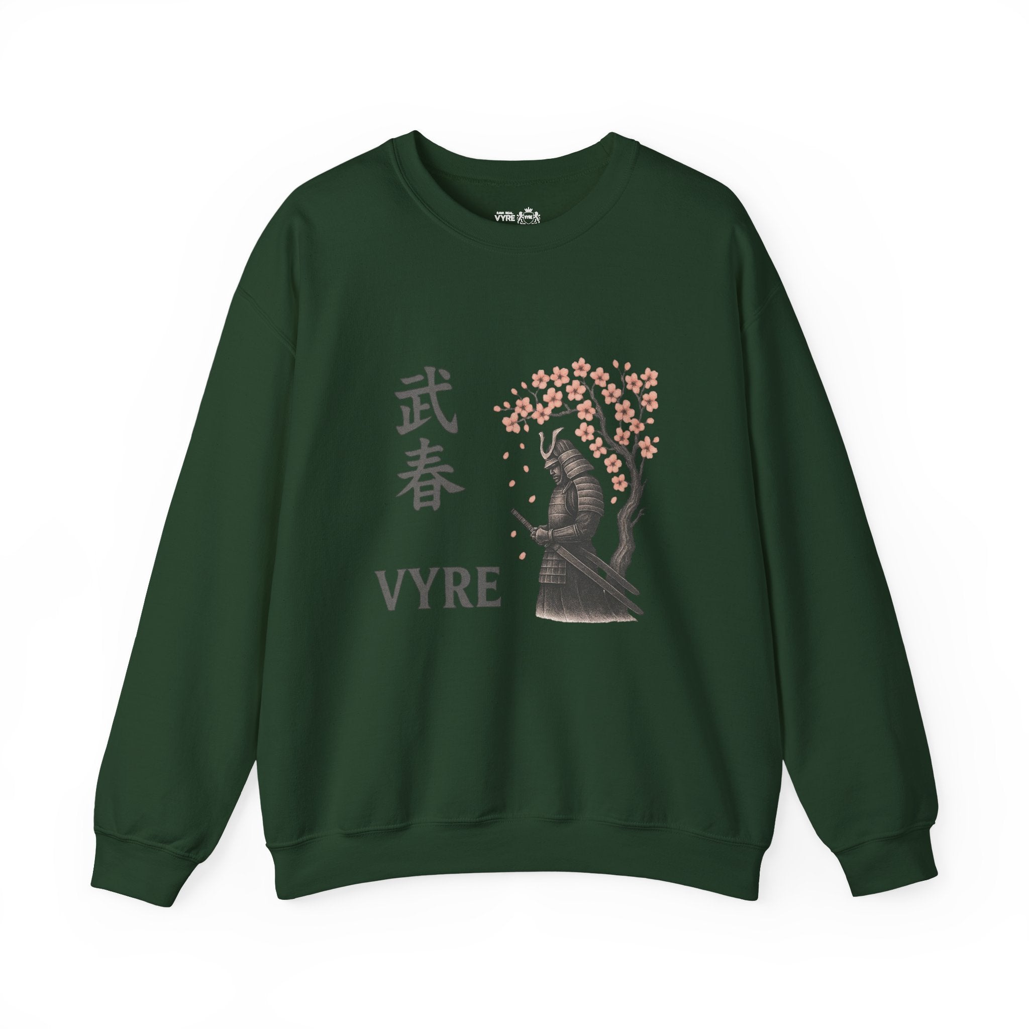 Samurai Cherry Blossom Sweatshirt – VYRE Graphic Crewneck