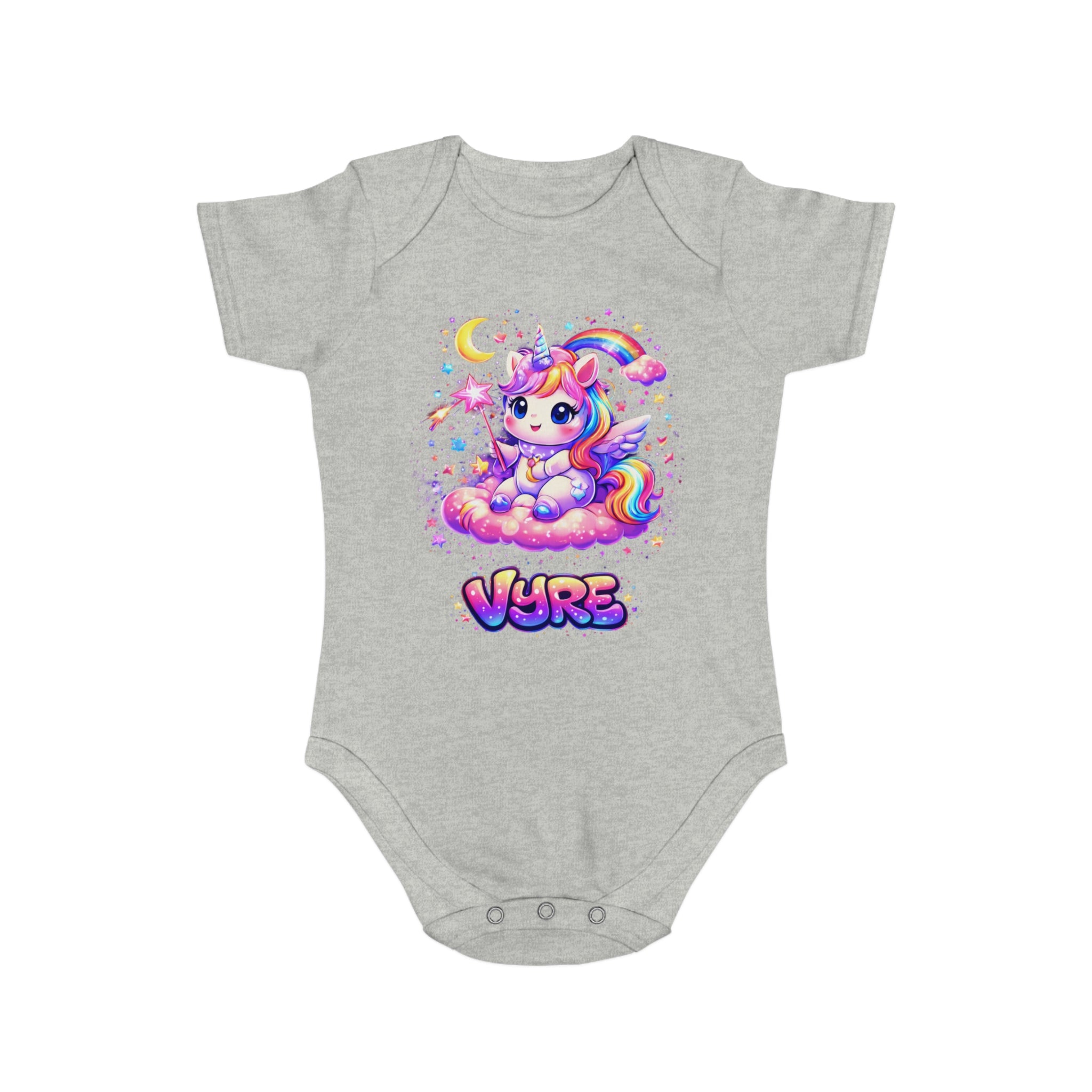 Unicorn Baby Bodysuit — Cute Rainbow Unicorn "Vure" Infant Onesie