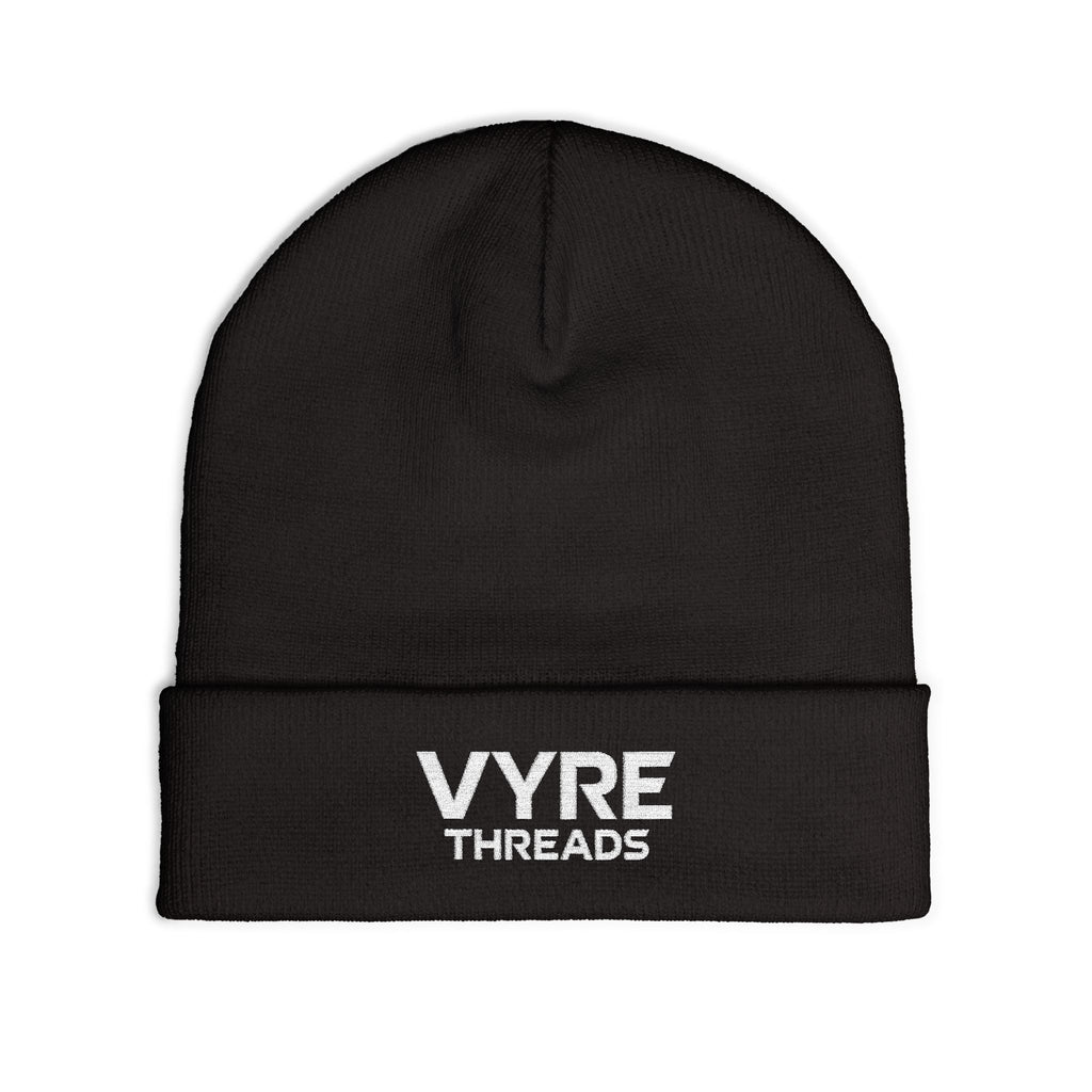 MARKETING HYPE Embroidered Knit Beanie