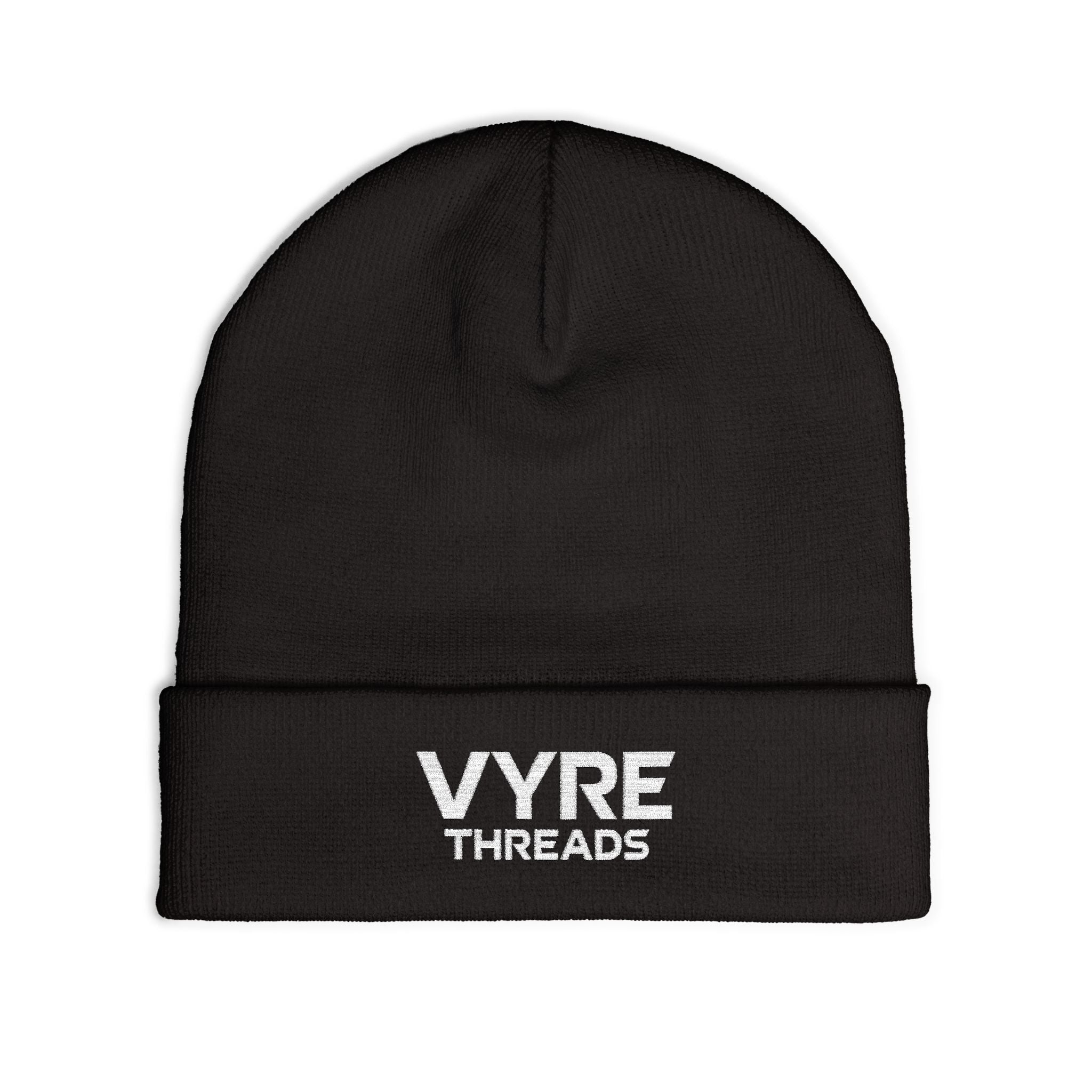 MARKETING HYPE Embroidered Knit Beanie