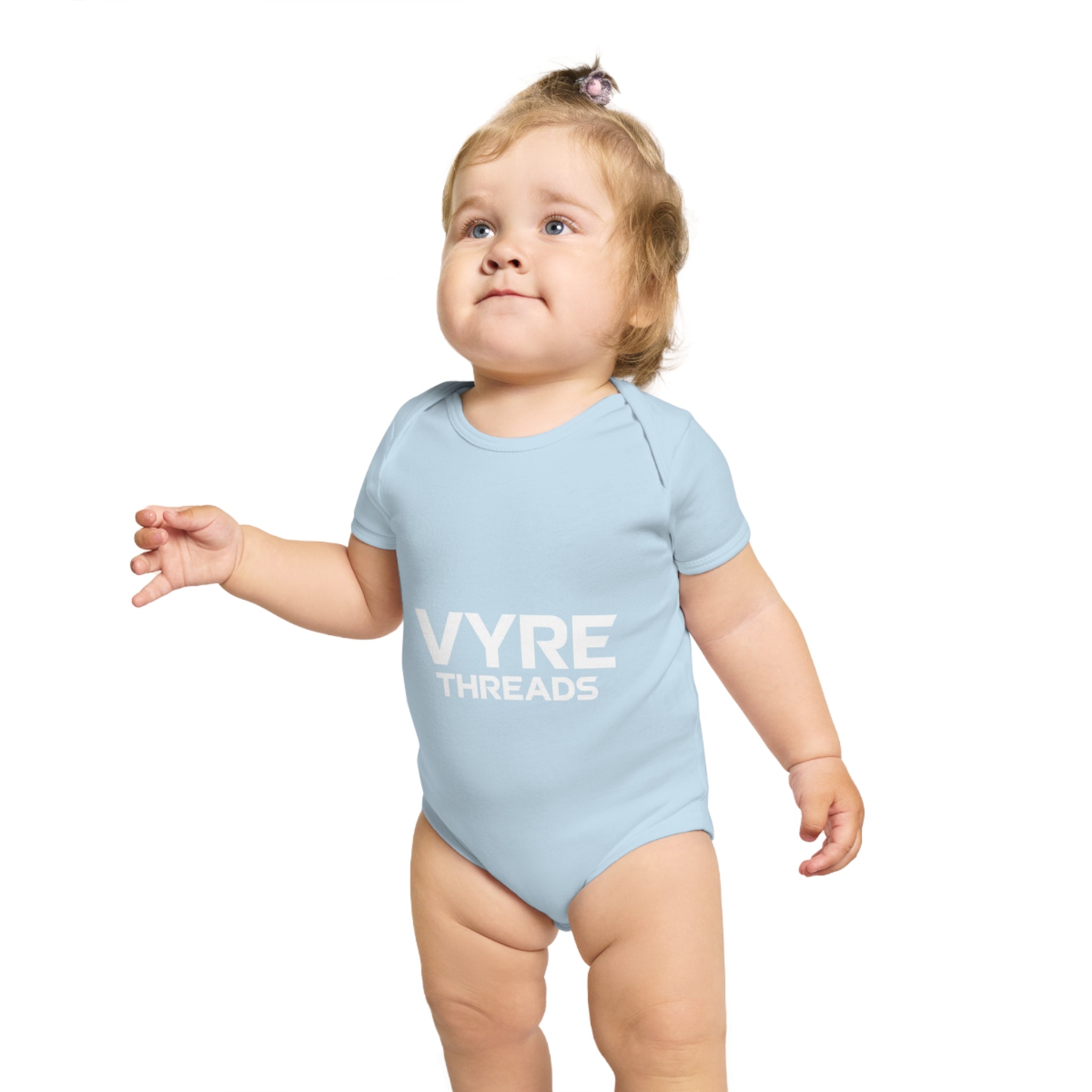 Baby Bodysuit — VYRE THREADS Logo Infant Onesie (Black)