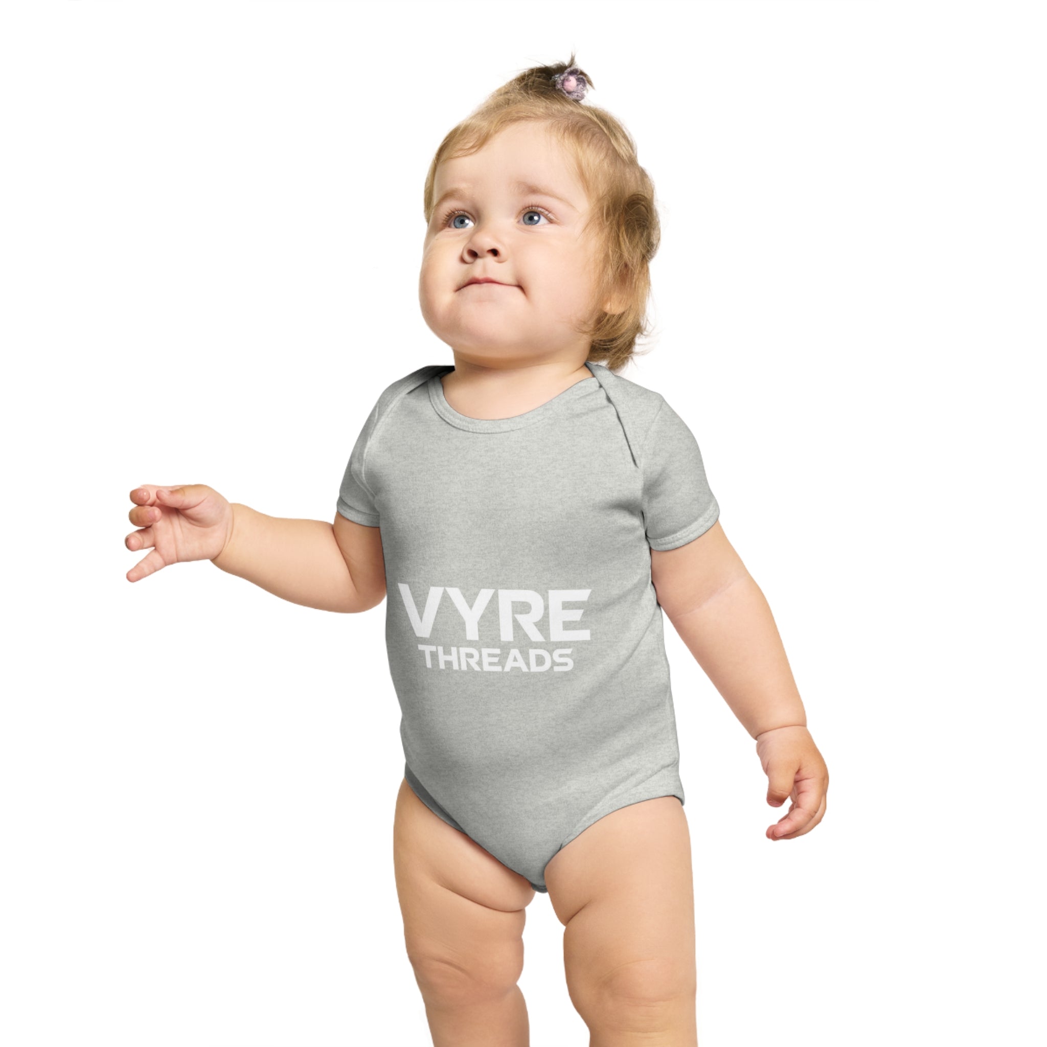 Baby Bodysuit — VYRE THREADS Logo Infant Onesie (Black)