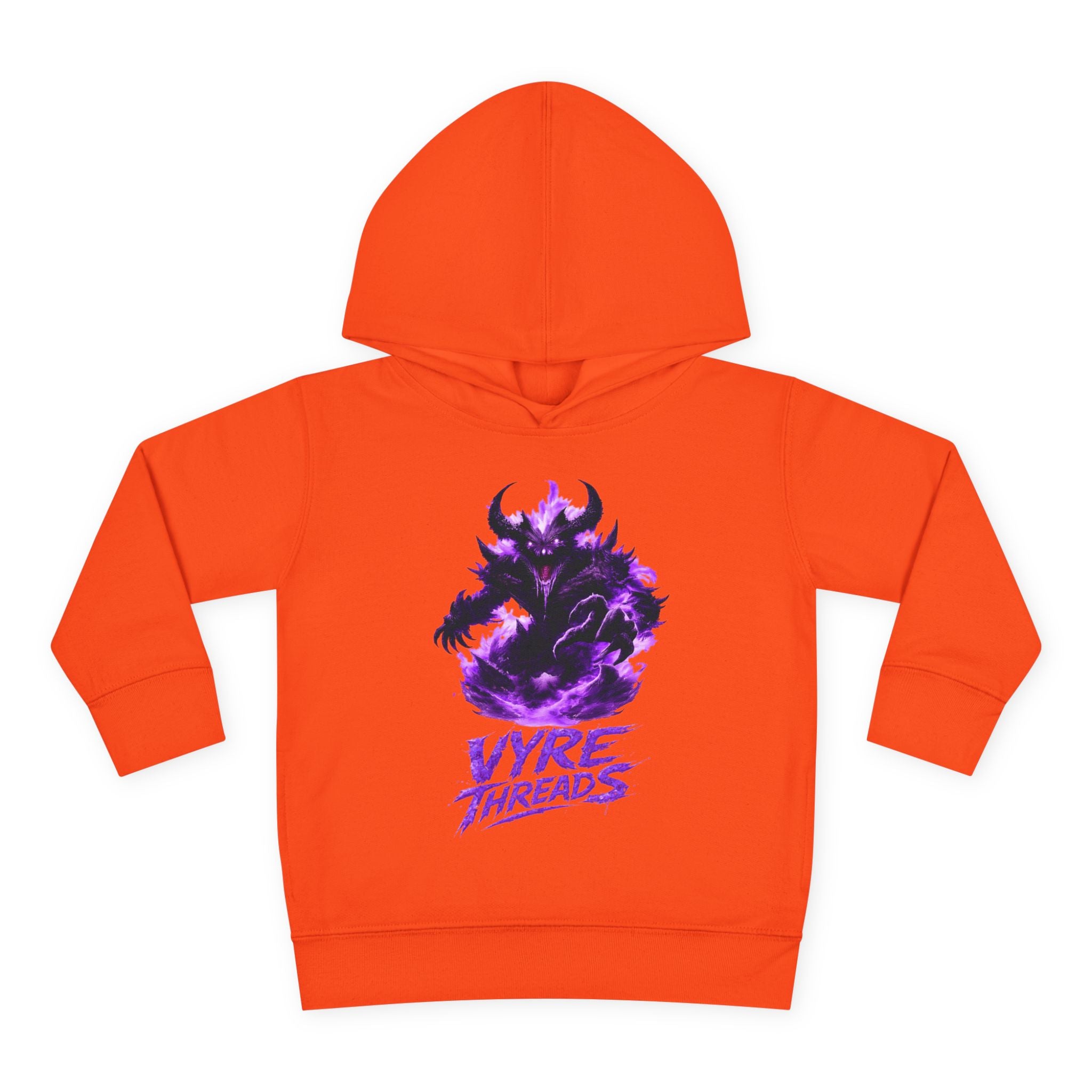Toddler Hoodie — Purple Shadow Monster 'Vyre Threads' Graphic Pullover