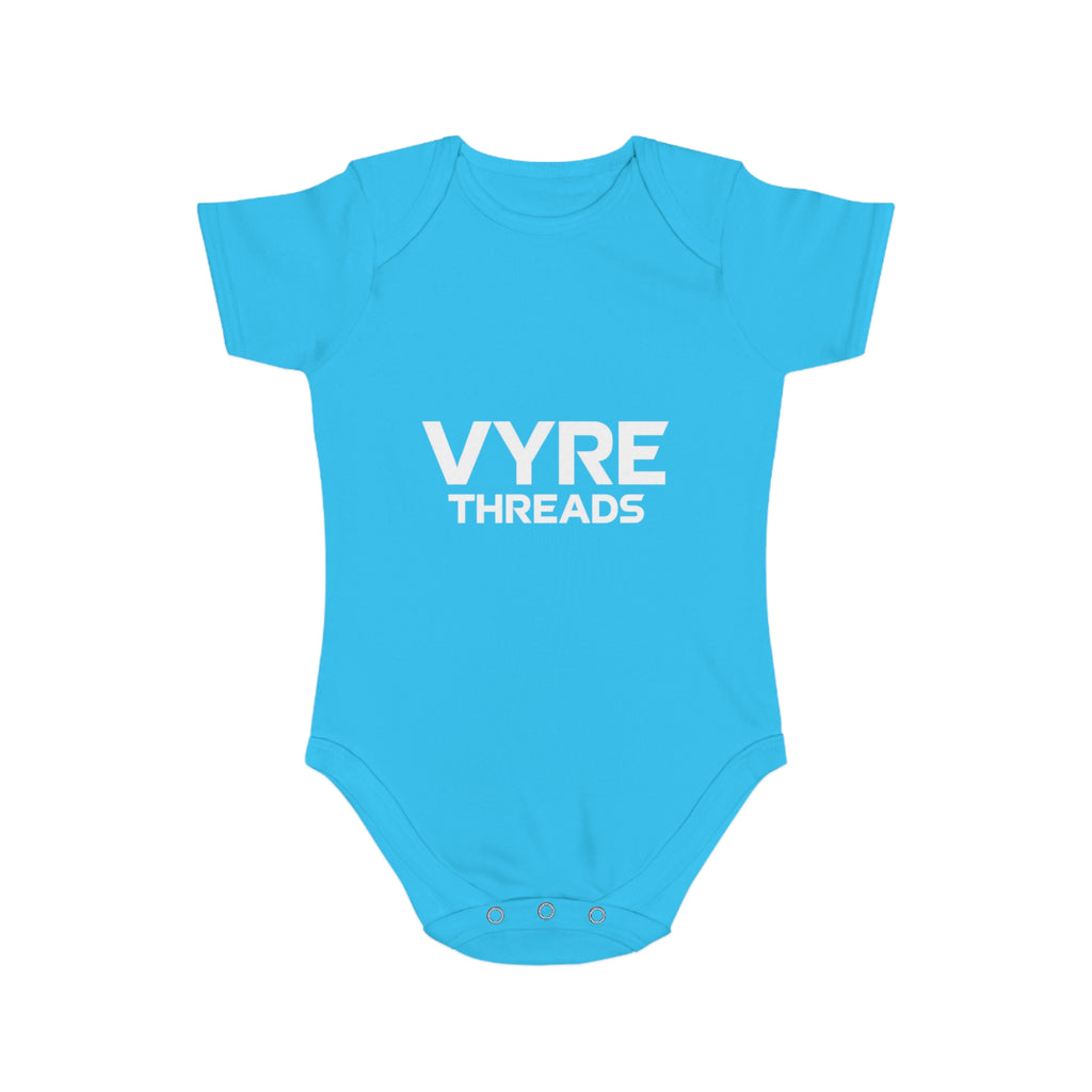 Baby Bodysuit — VYRE THREADS Logo Infant Onesie (Black)