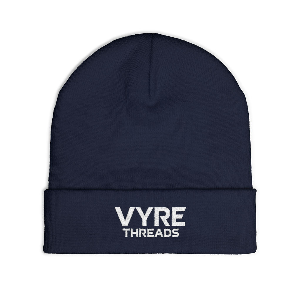 MARKETING HYPE Embroidered Knit Beanie