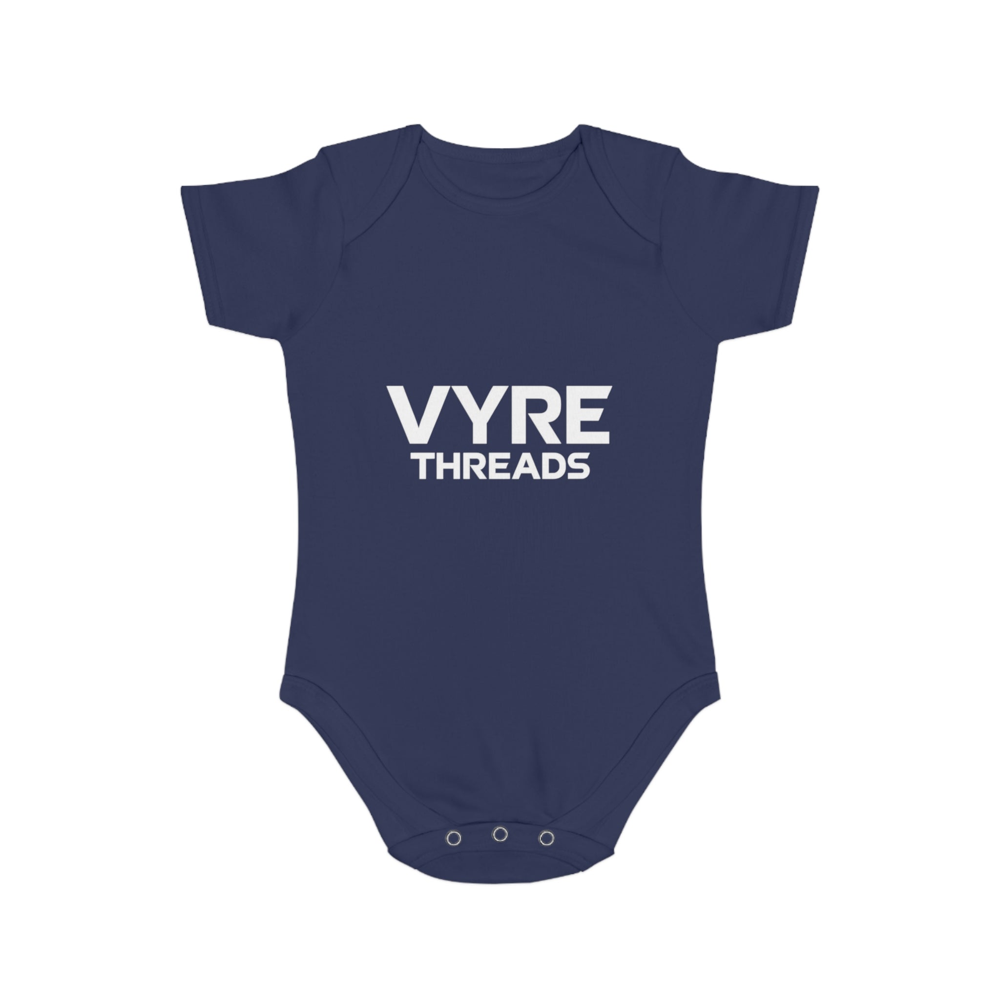 Baby Bodysuit — VYRE THREADS Logo Infant Onesie (Black)