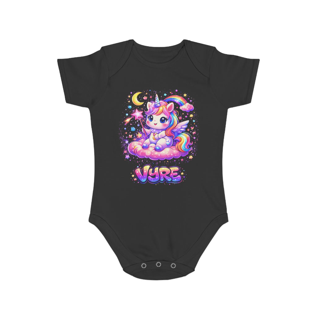 Unicorn Baby Bodysuit — Cute Rainbow Unicorn "Vure" Infant Onesie