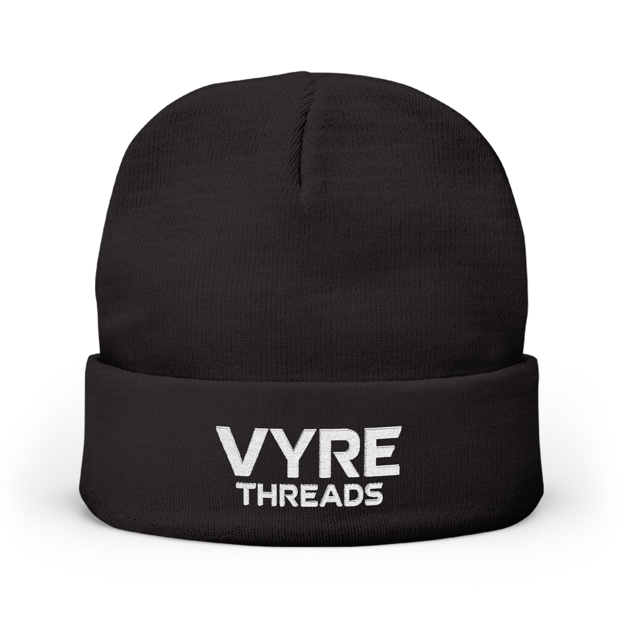 MARKETING HYPE Embroidered Knit Beanie