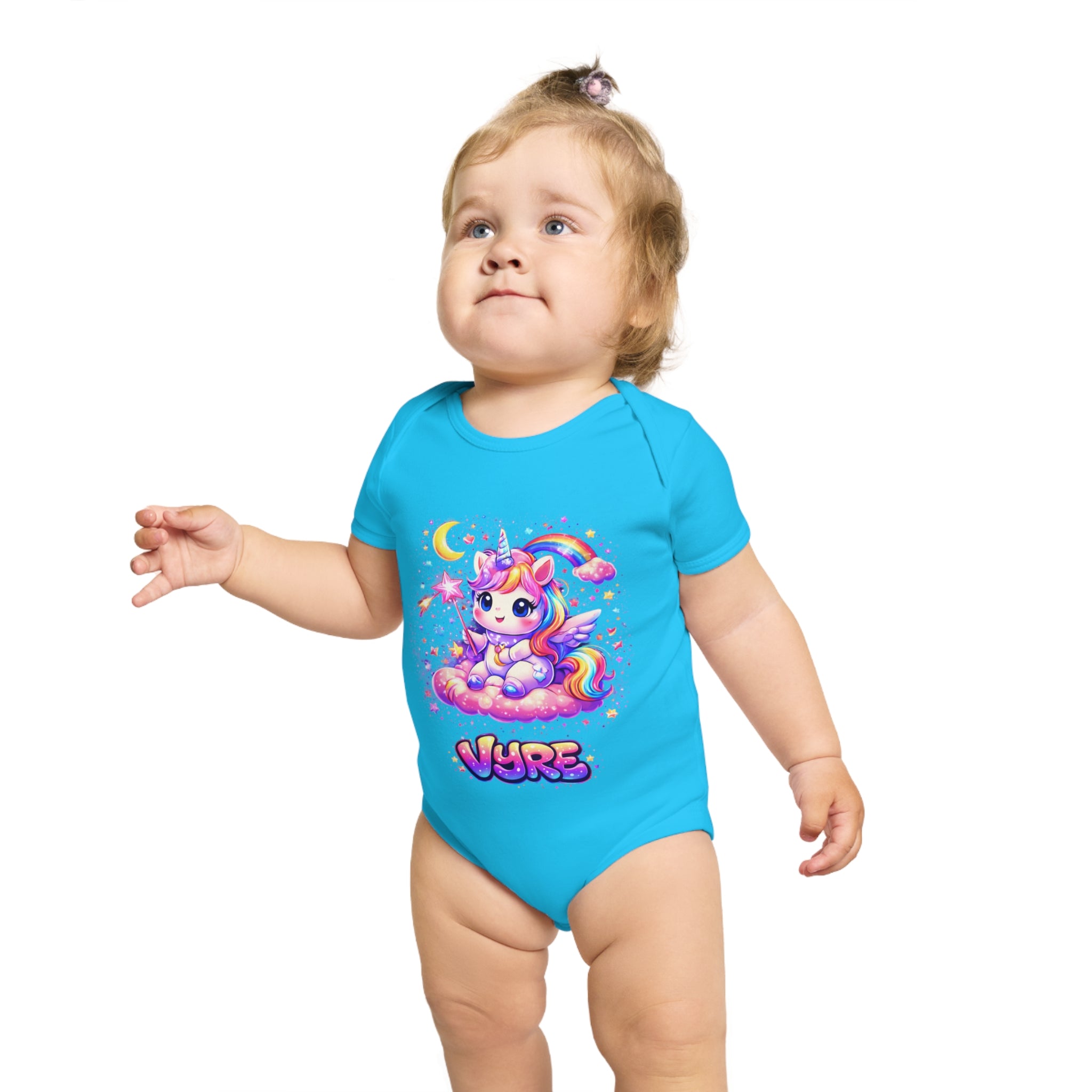 Unicorn Baby Bodysuit — Cute Rainbow Unicorn "Vure" Infant Onesie