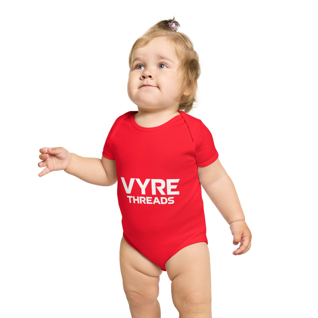 Baby Bodysuit — VYRE THREADS Logo Infant Onesie (Black)