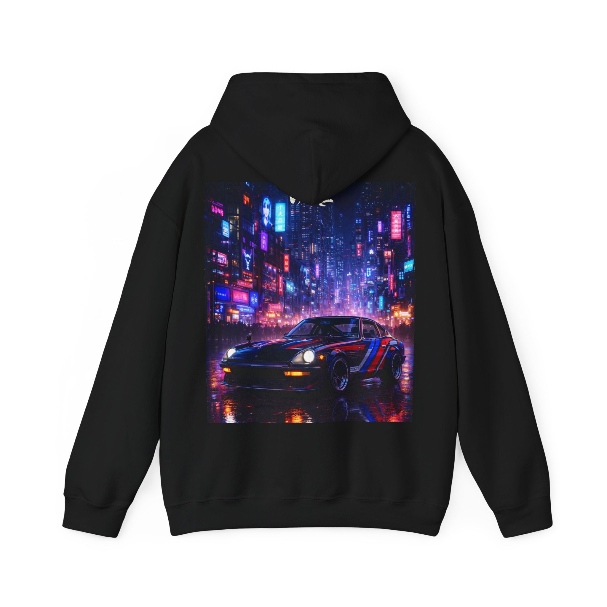 VYRE Cybercity Retro Hoodie — Hype Streetwear Cyberpunk Pullover