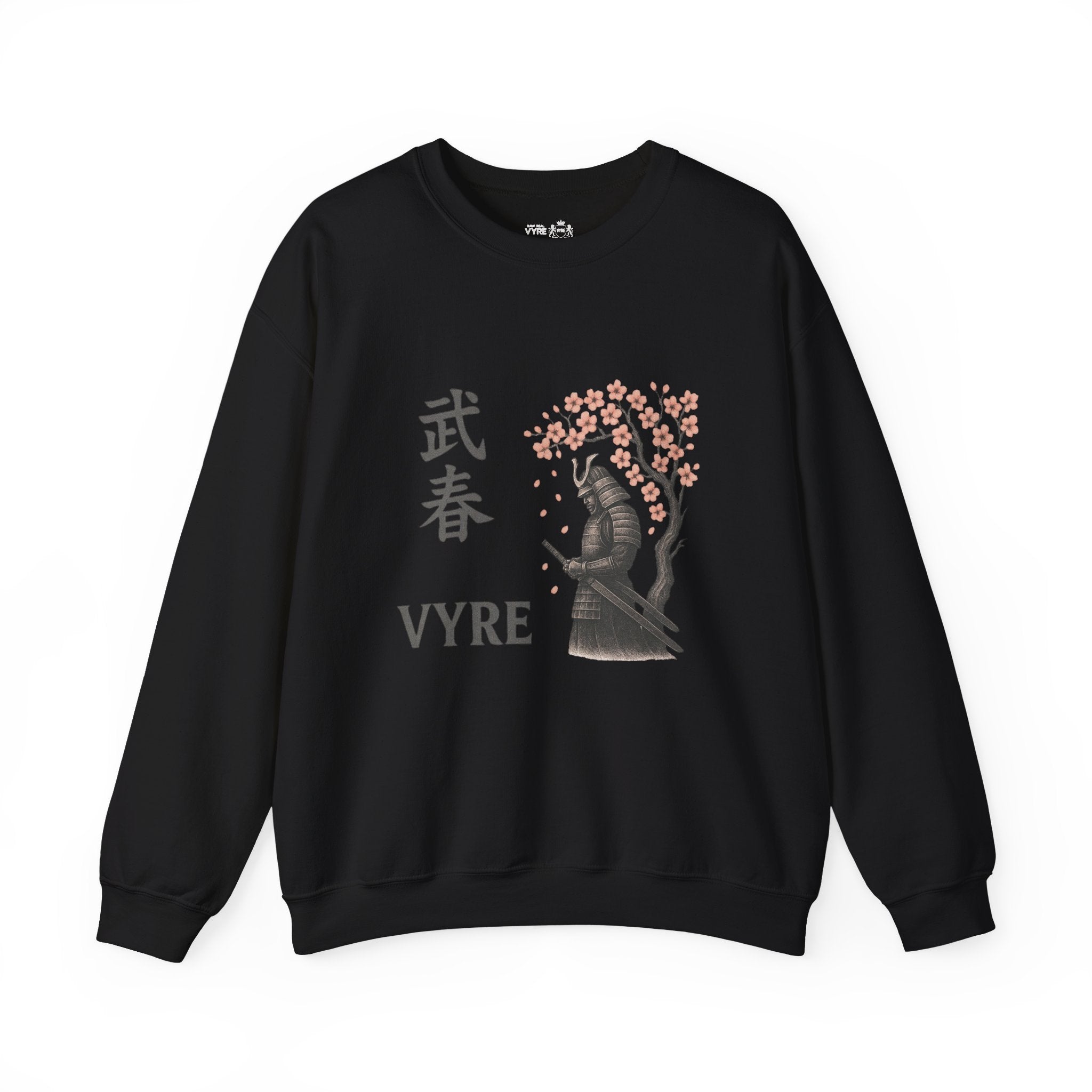 Samurai Cherry Blossom Sweatshirt – VYRE Graphic Crewneck